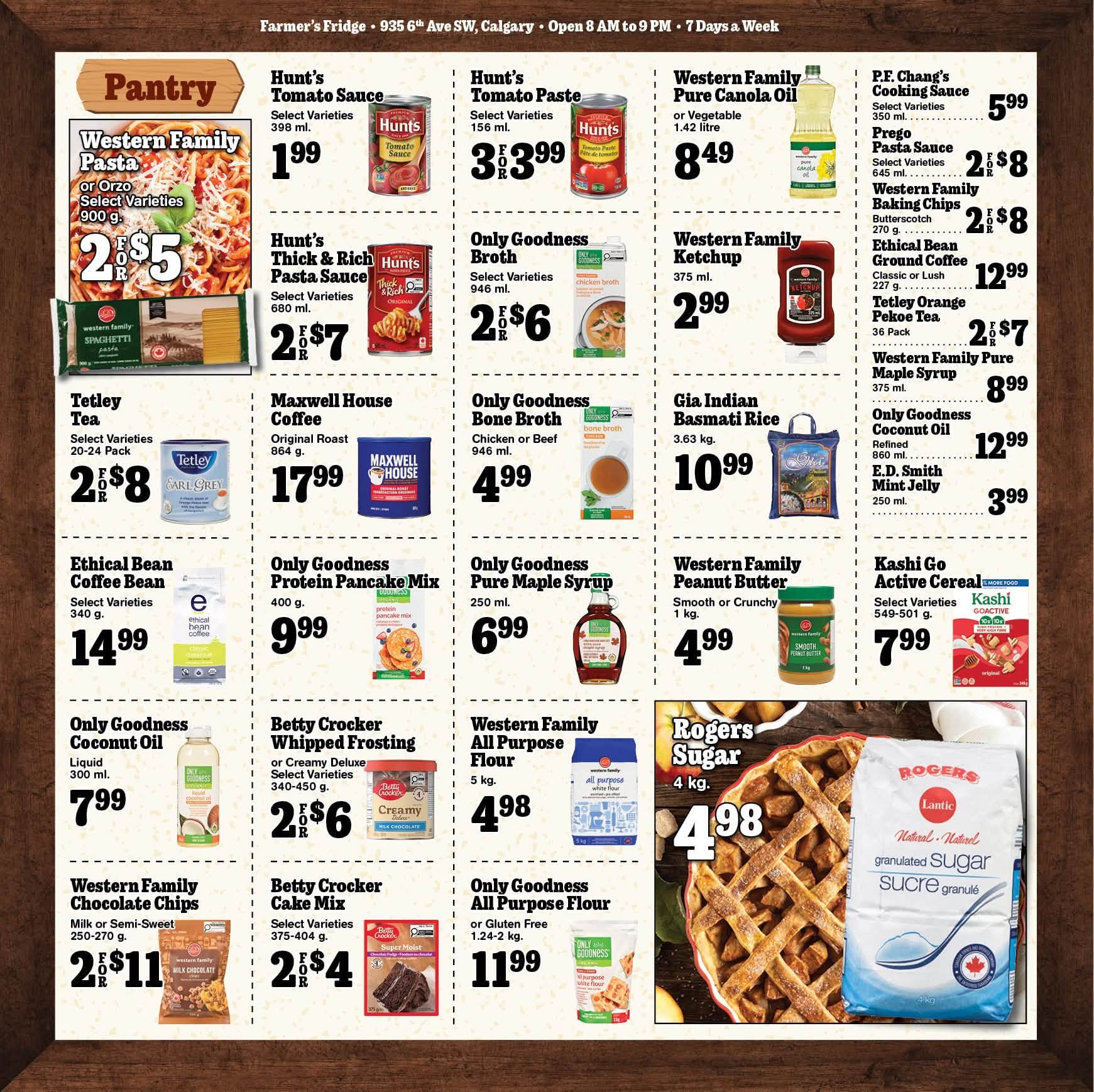 Farmer’s Fridge Flyer October 27 to November 2