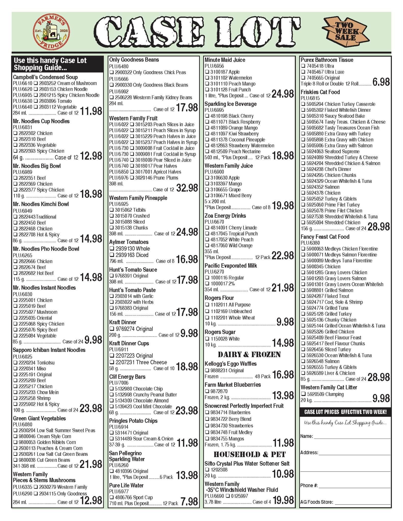 Farmer’s Fridge Flyer October 27 to November 2
