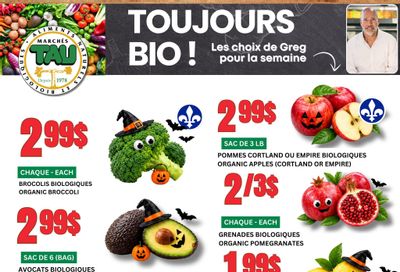 Marches Tau Produce Flyer October 26 to November 1