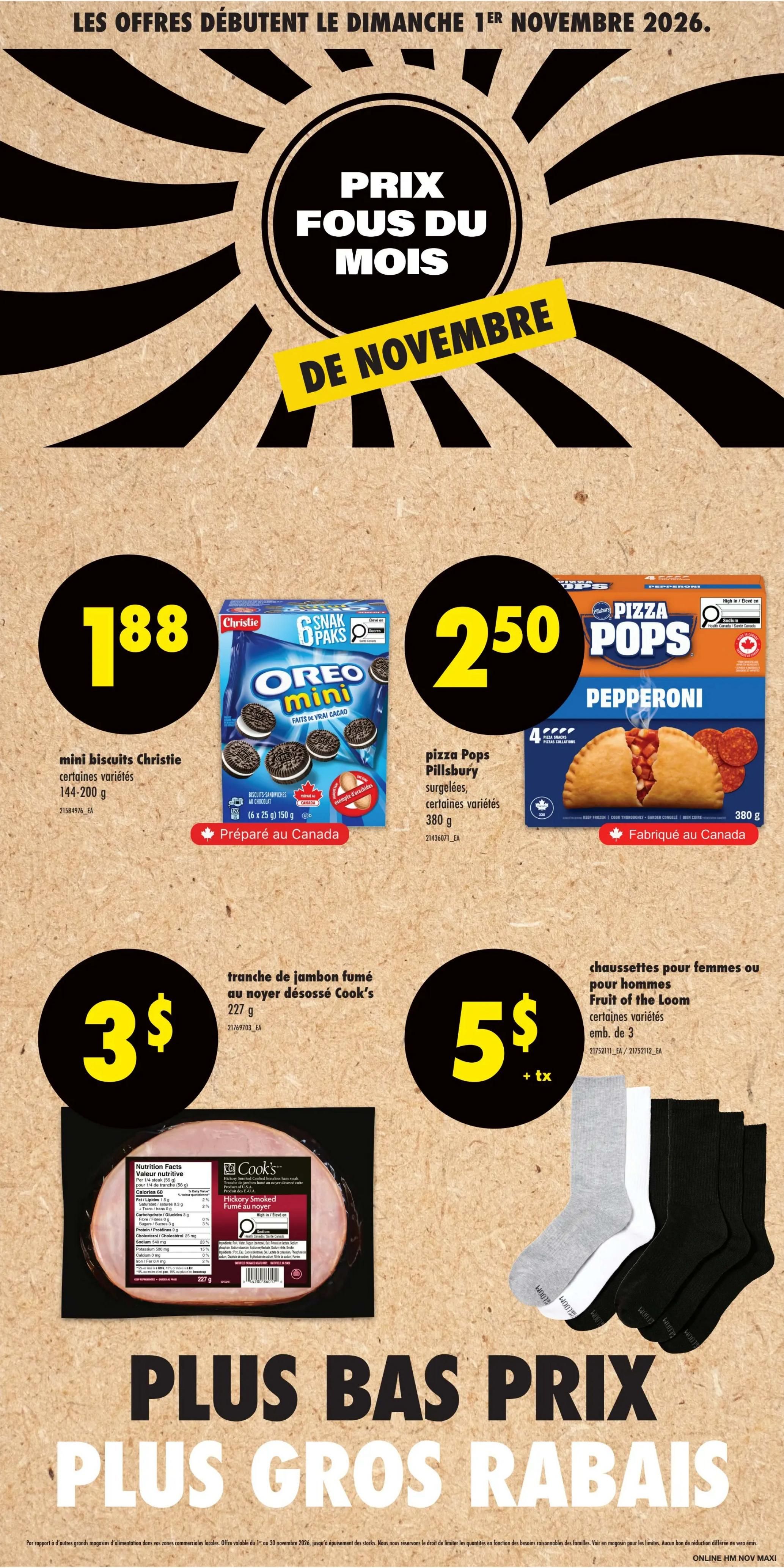 Maxi Flyer October 29 to November 4