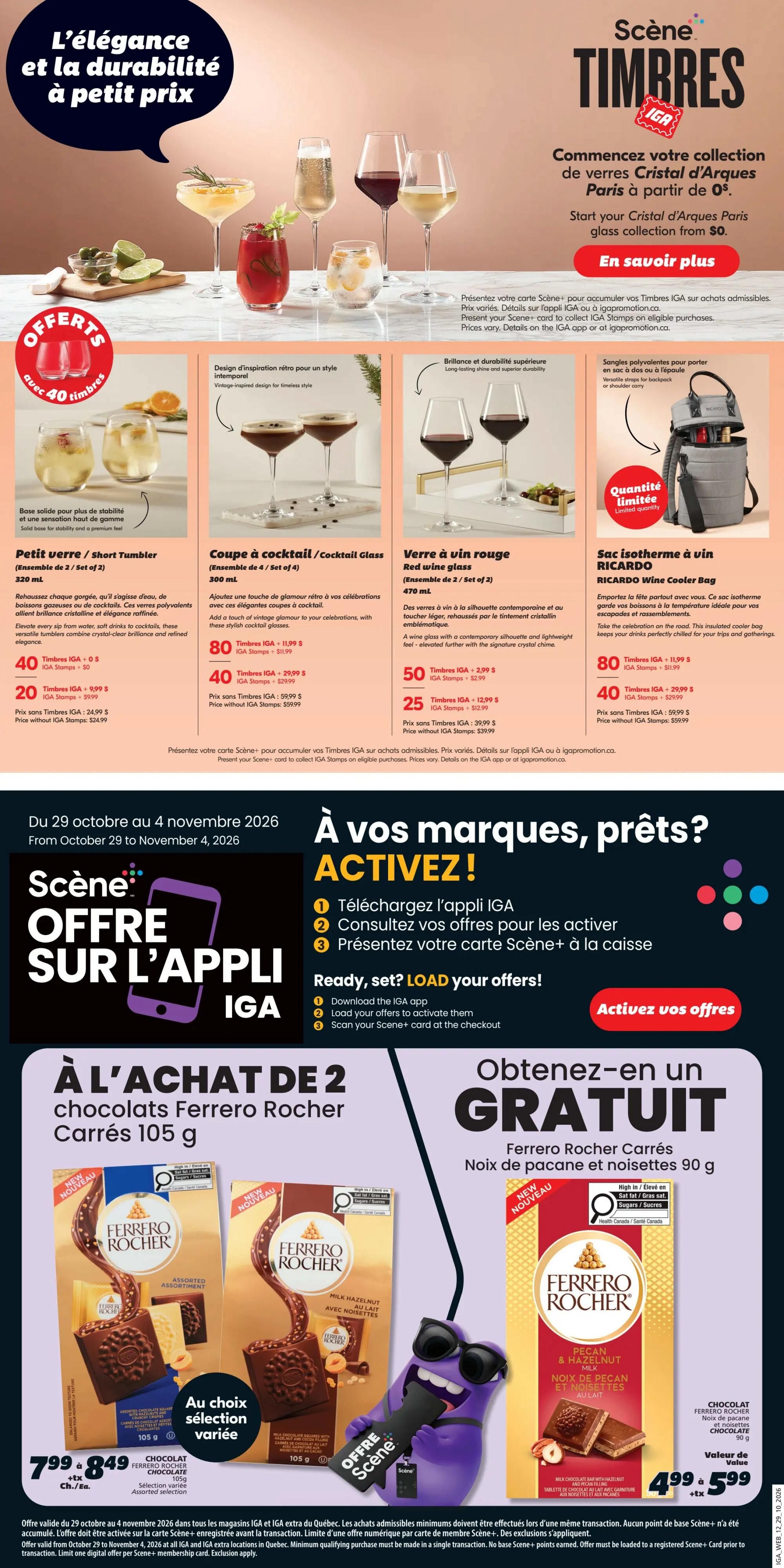 IGA (QC) Flyer October 29 to November 4