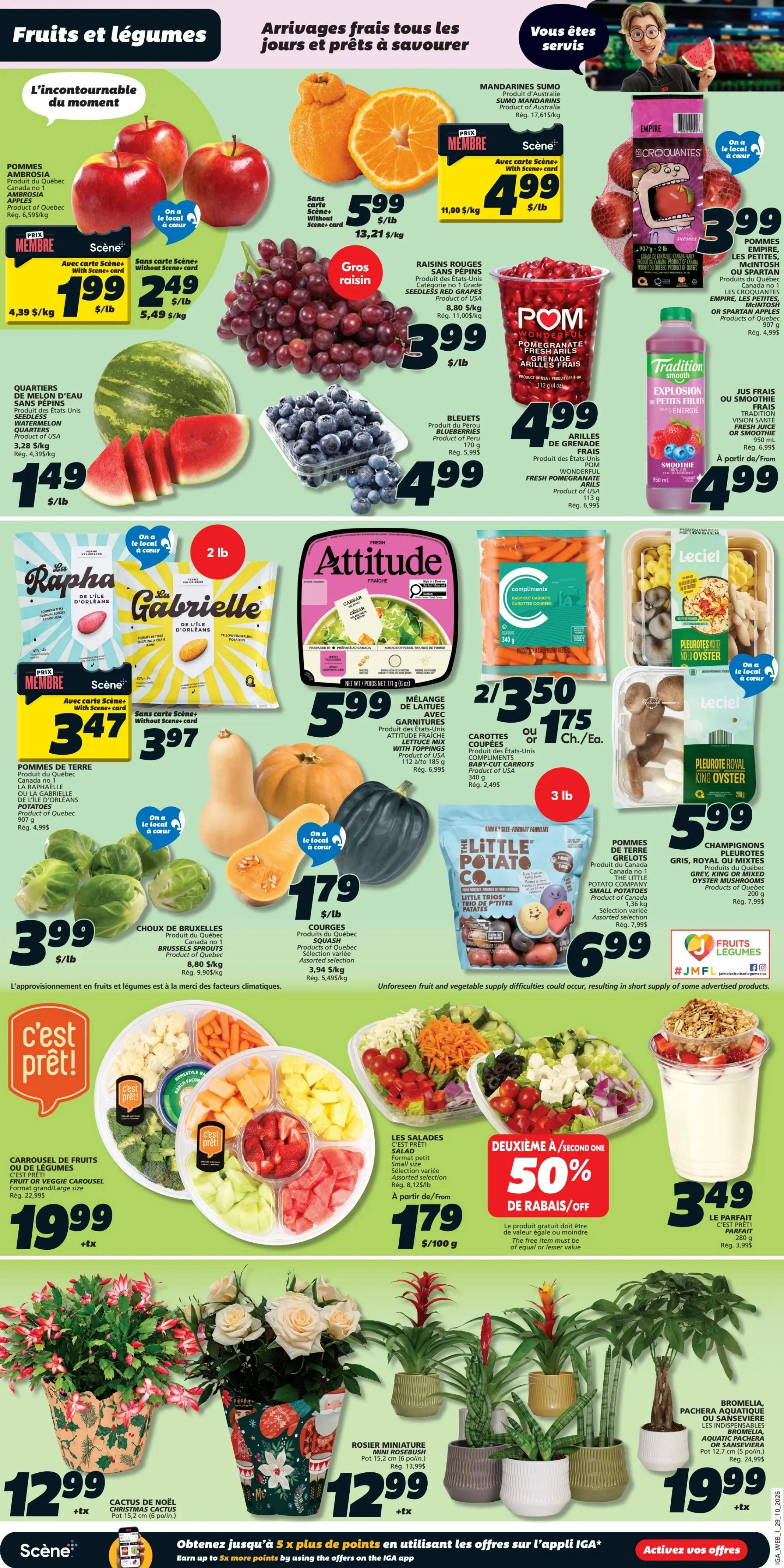IGA (QC) Flyer October 29 to November 4