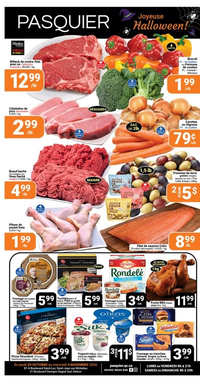 Pasquier Flyer October 29 to November 4