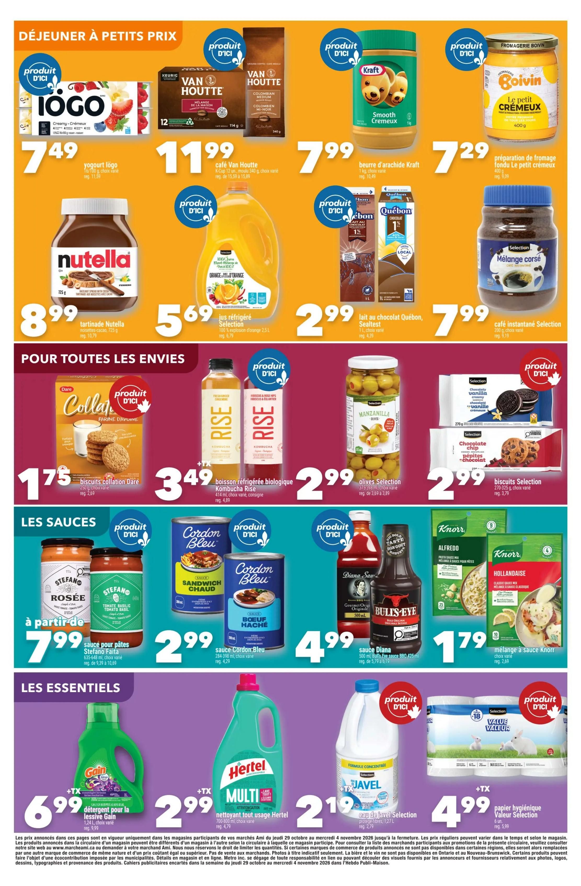 Marche Ami Flyer October 29 to November 4