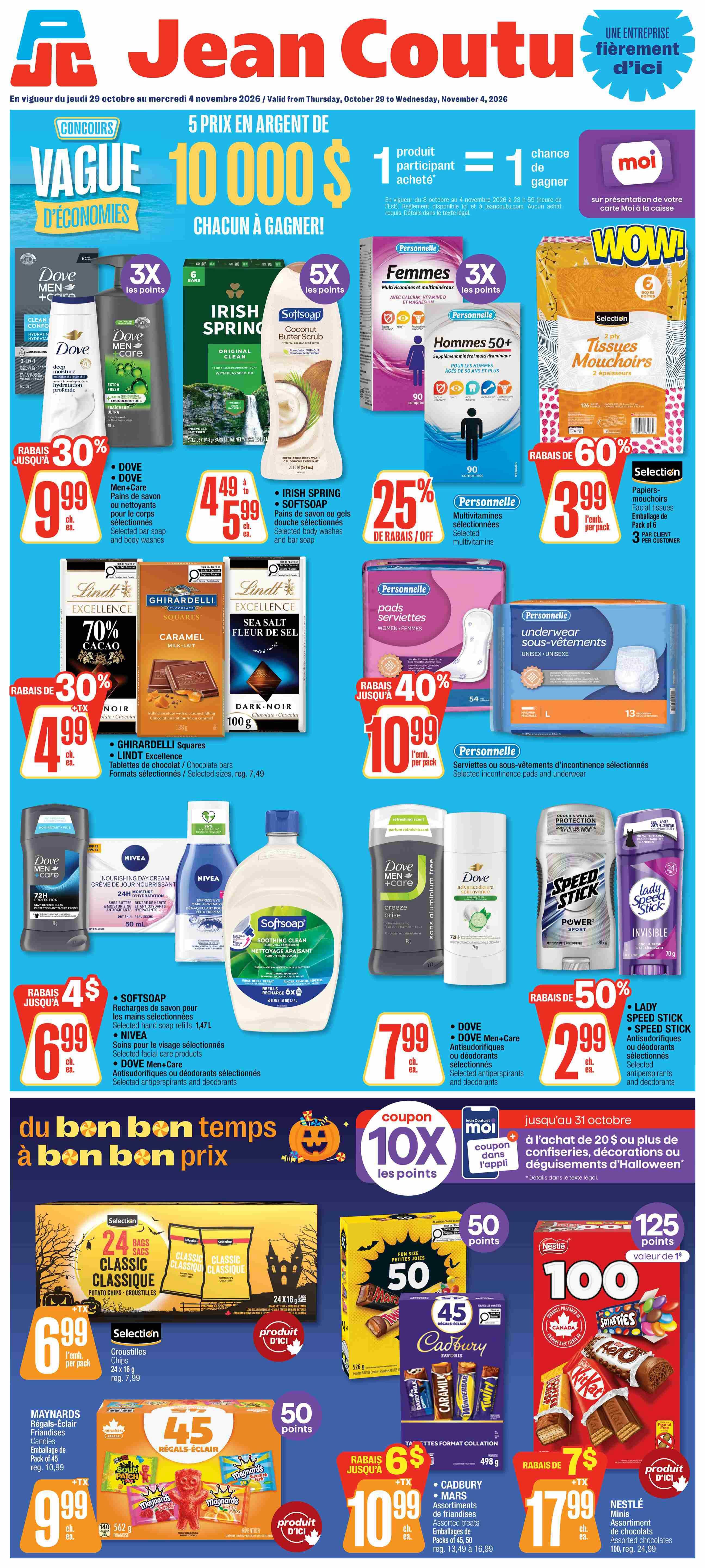 Jean Coutu Flyer October 29 to November 4