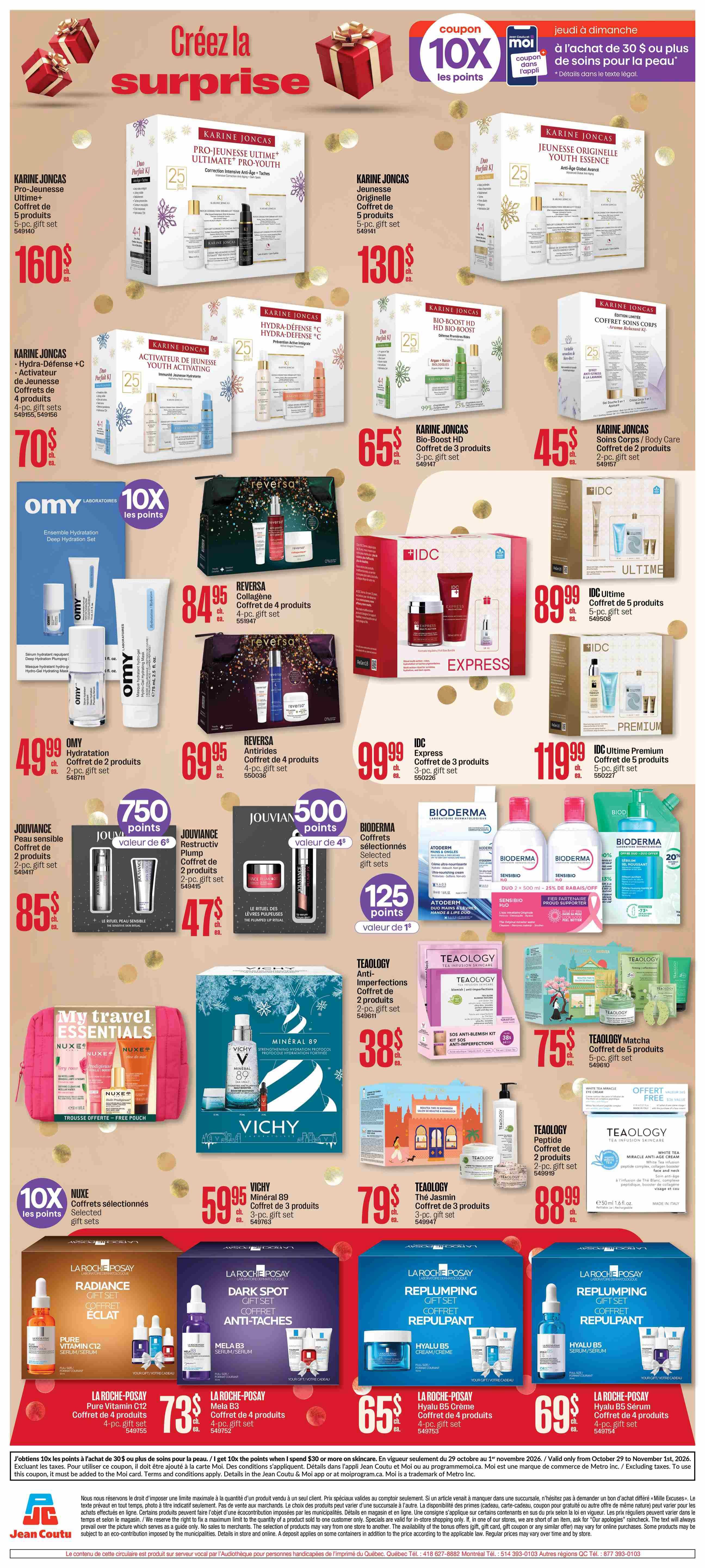 Jean Coutu Flyer October 29 to November 4