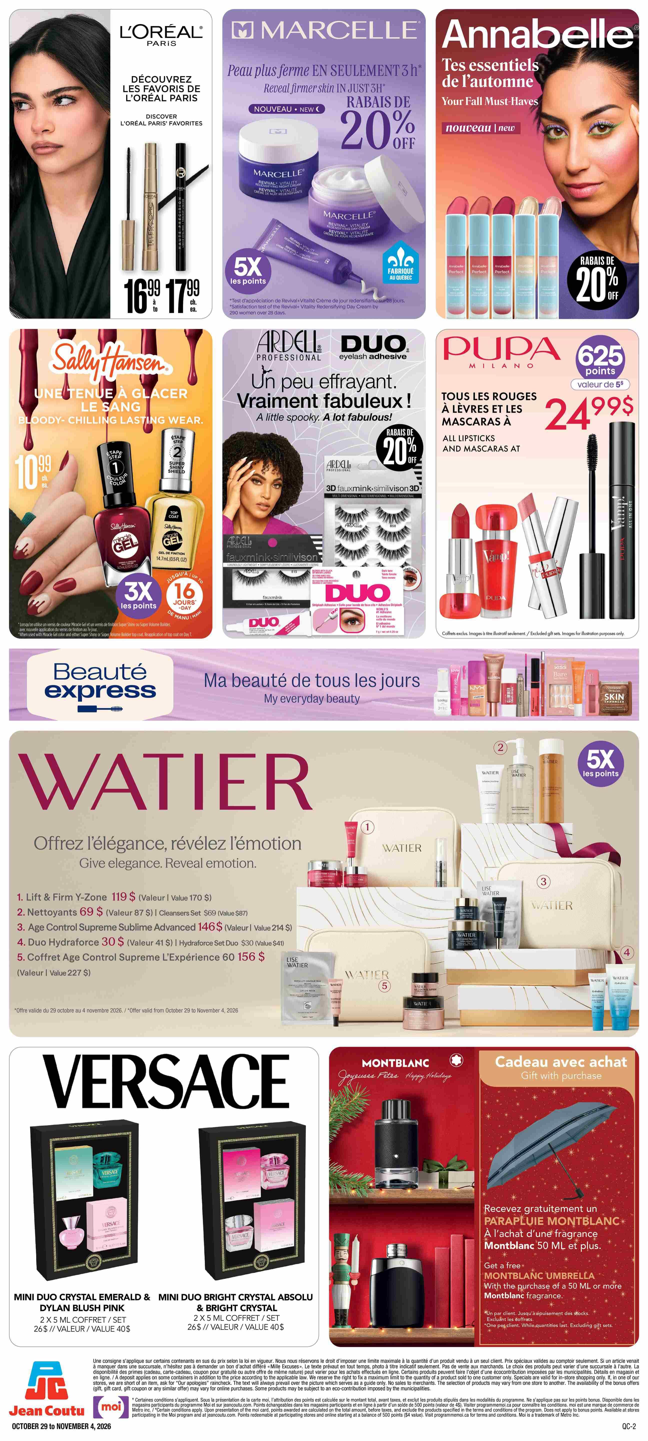 Jean Coutu Flyer October 29 to November 4