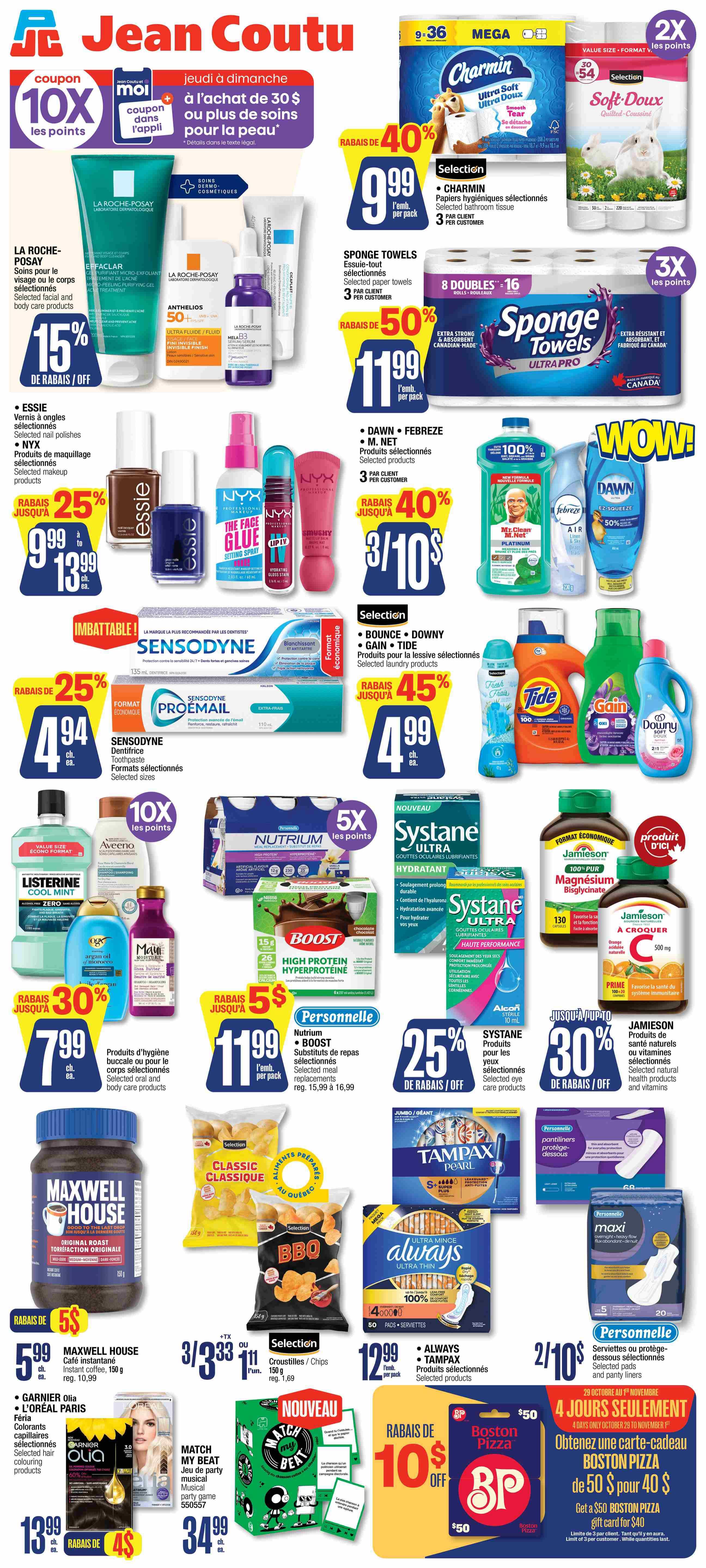 Jean Coutu Flyer October 29 to November 4