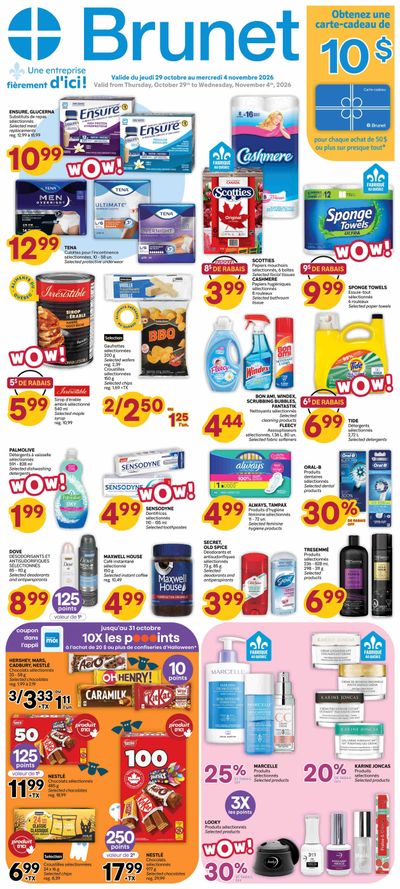 Brunet Flyer October 29 to November 4