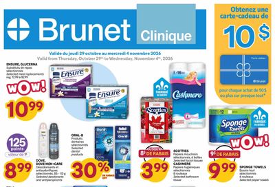 Brunet Clinique Flyer October 29 to November 4