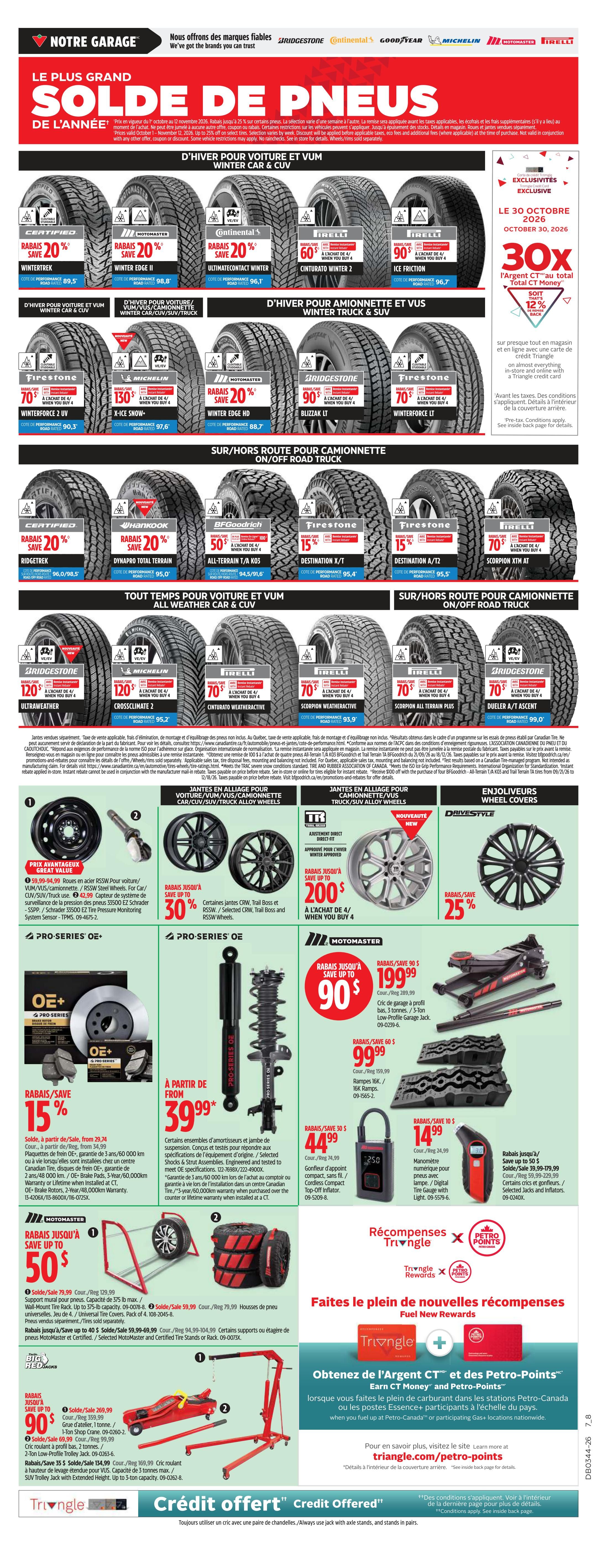 Canadian Tire (QC) Flyer October 29 to November 4