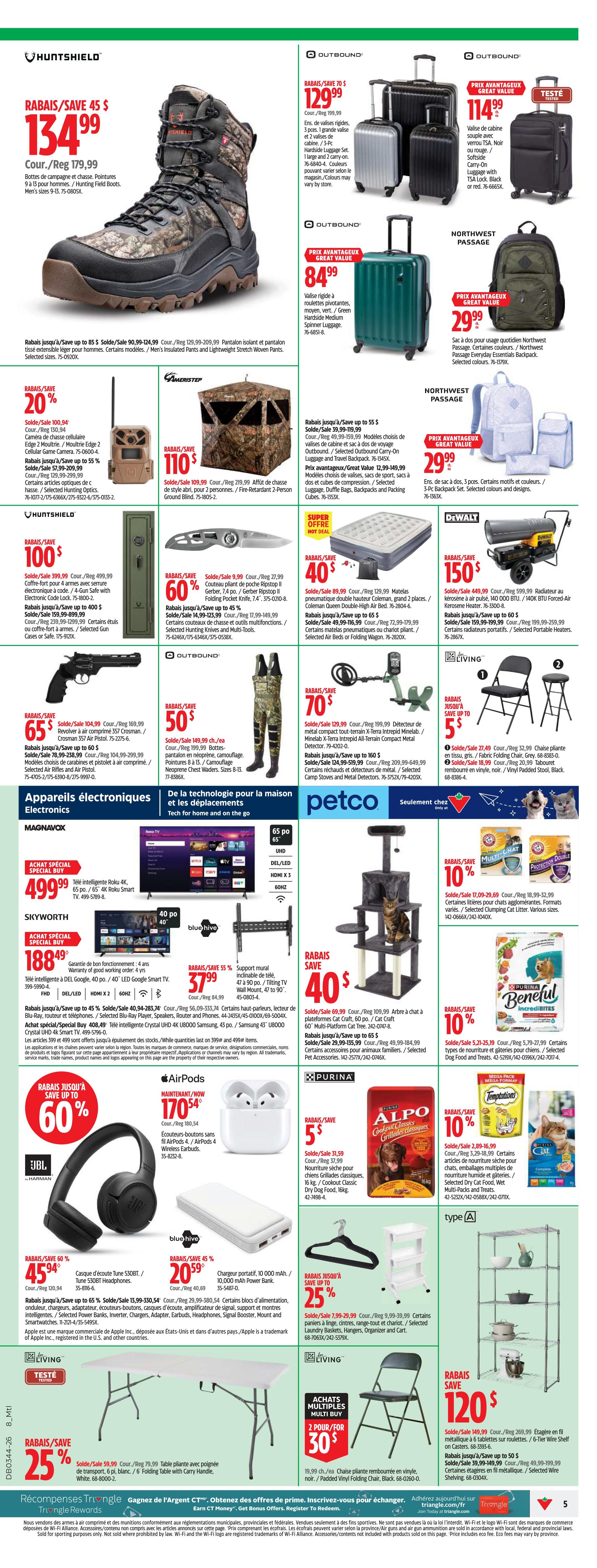 Canadian Tire (QC) Flyer October 29 to November 4