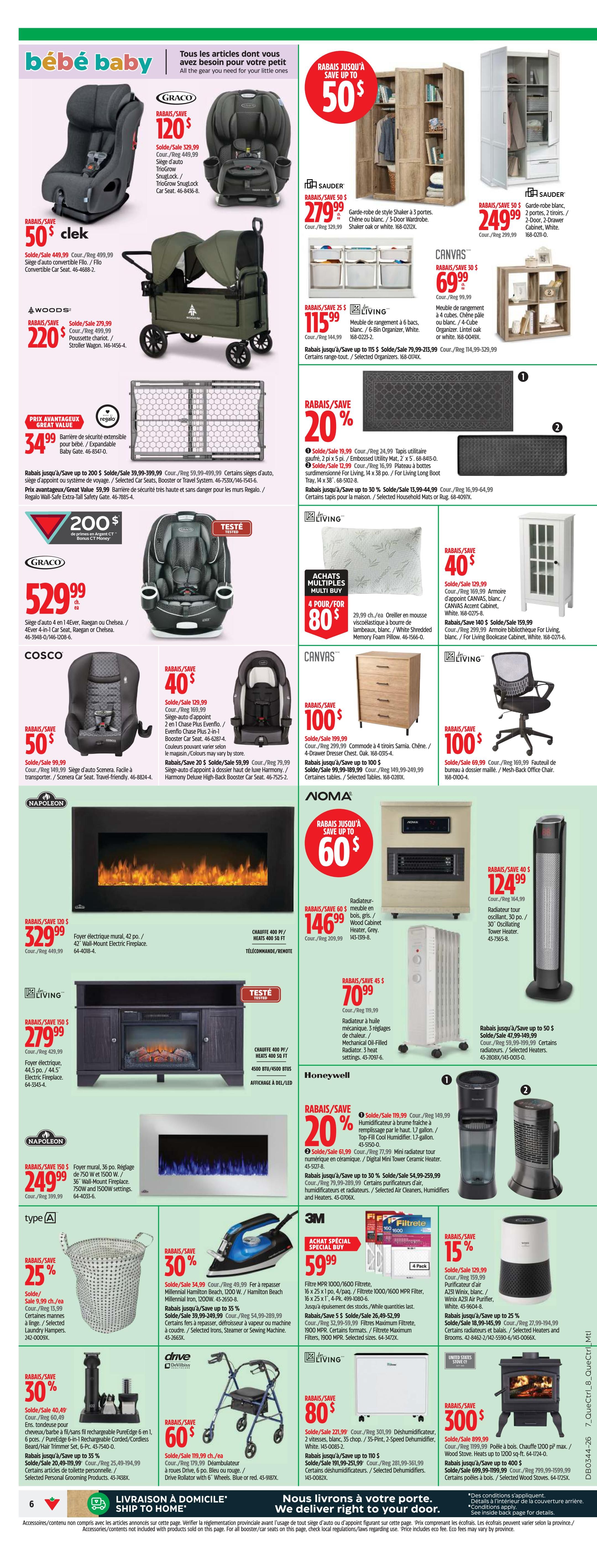 Canadian Tire (QC) Flyer October 29 to November 4