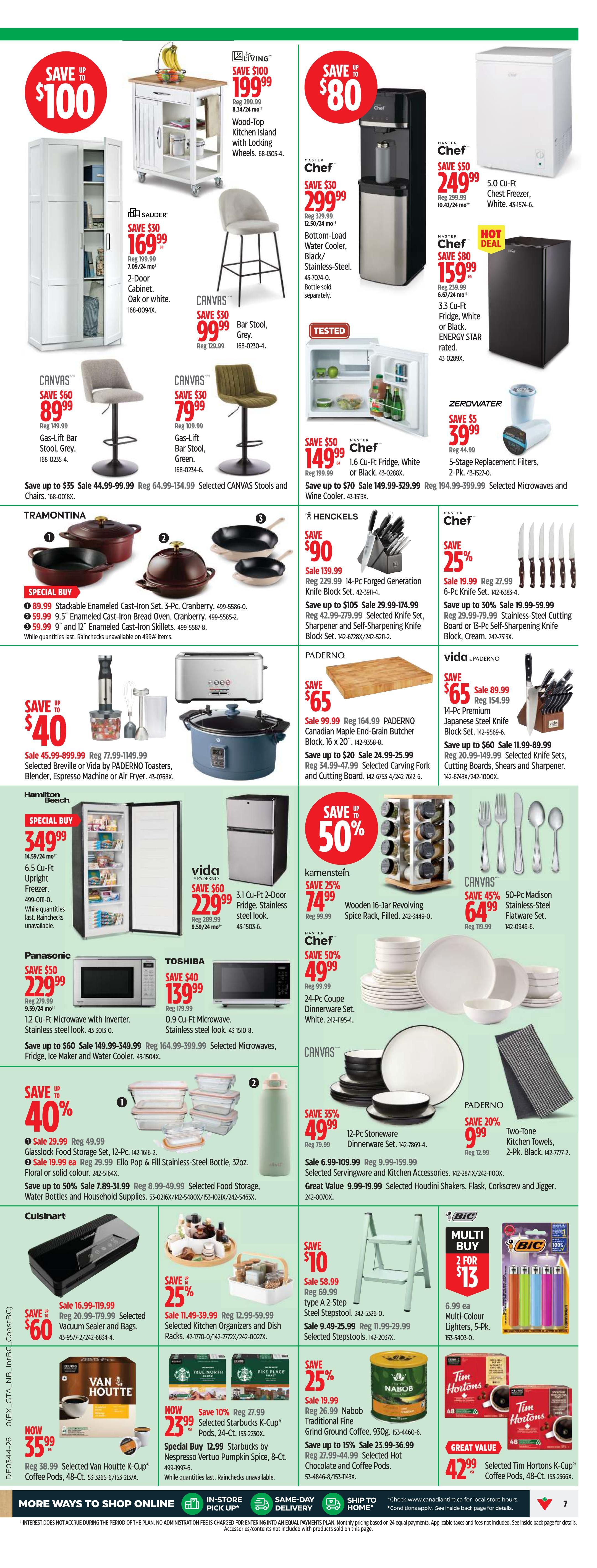 Canadian Tire (Atlantic) Flyer October 29 to November 4