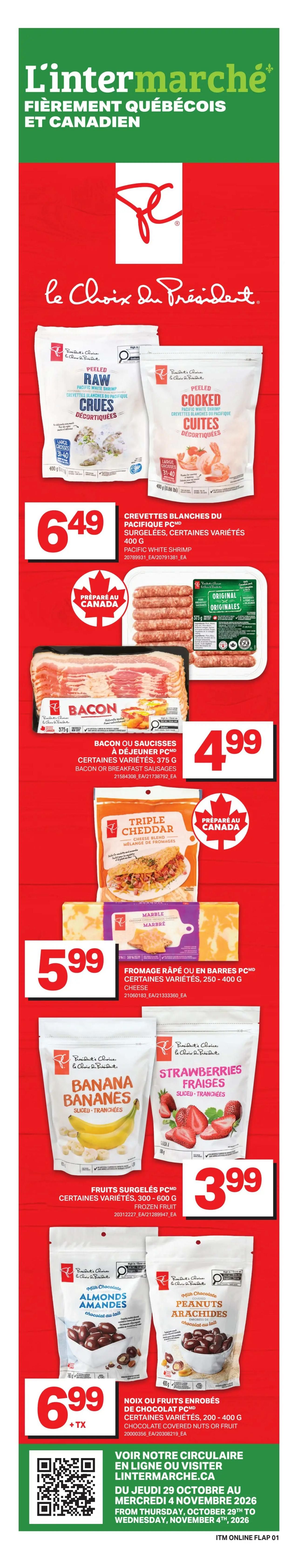 L'inter Marche Flyer October 29 to November 4