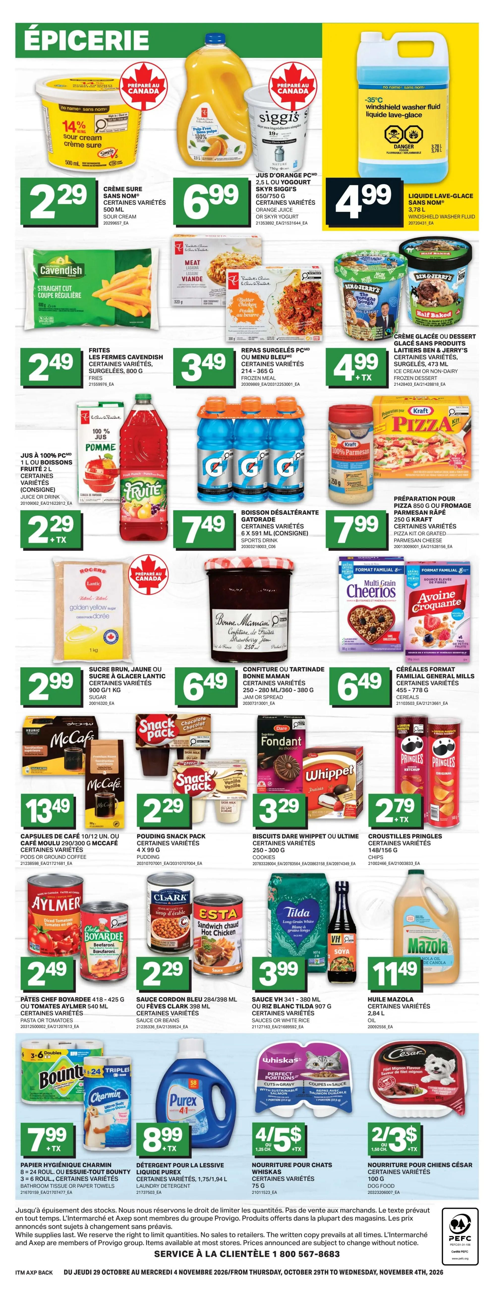 L'inter Marche Flyer October 29 to November 4
