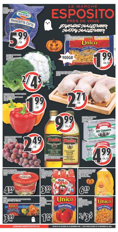 Esposito Flyer October 29 to November 4
