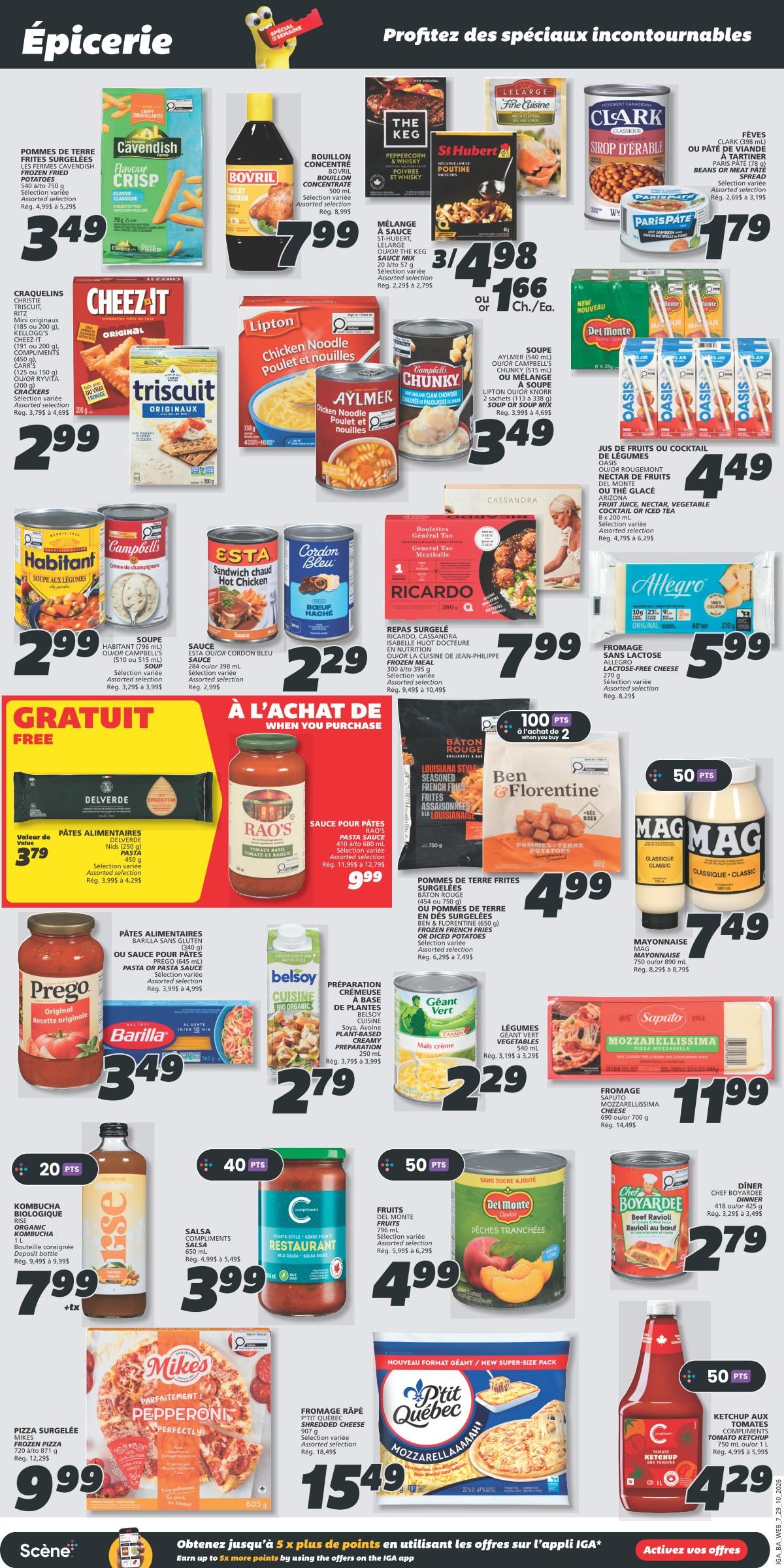 IGA (NB) Flyer October 29 to November 4