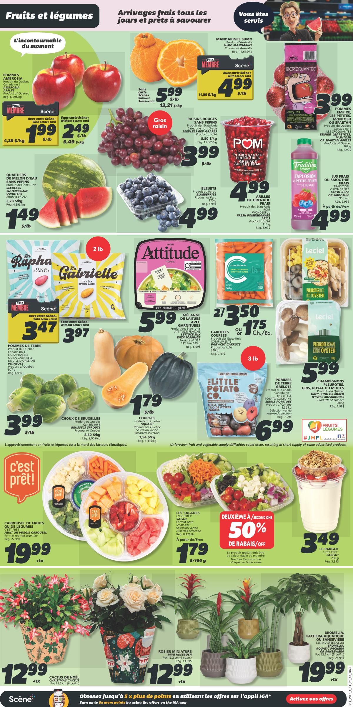 IGA (NB) Flyer October 29 to November 4