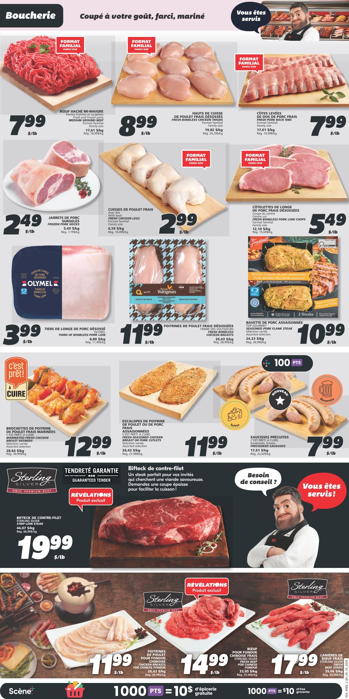 IGA (NB) Flyer October 29 to November 4