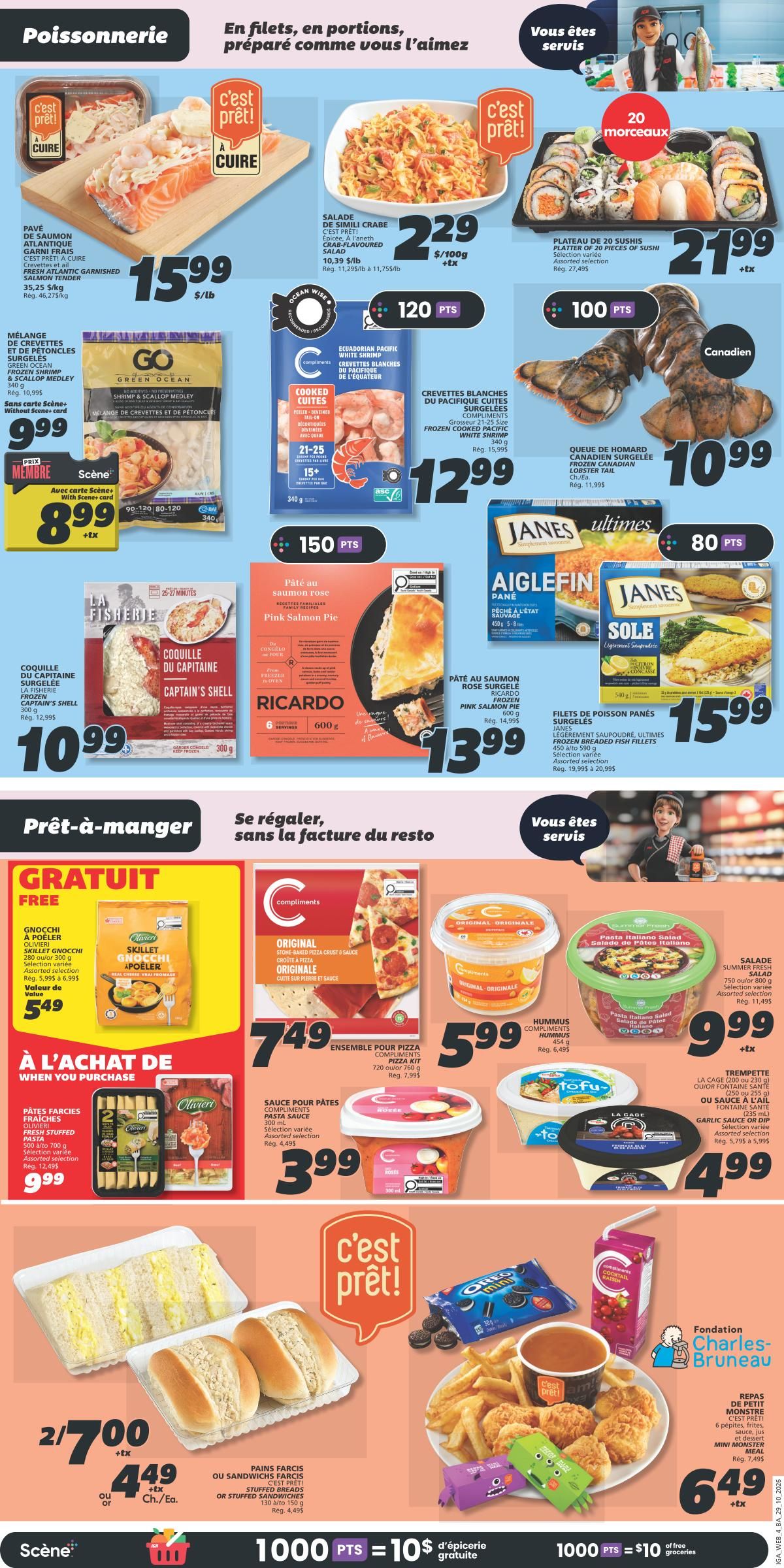 IGA (NB) Flyer October 29 to November 4