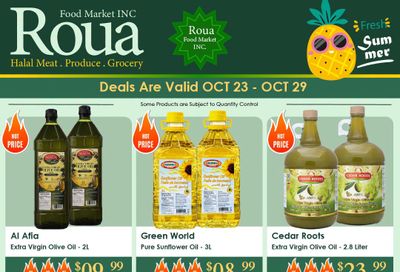 Roua Food Market Flyer October 23 to 29