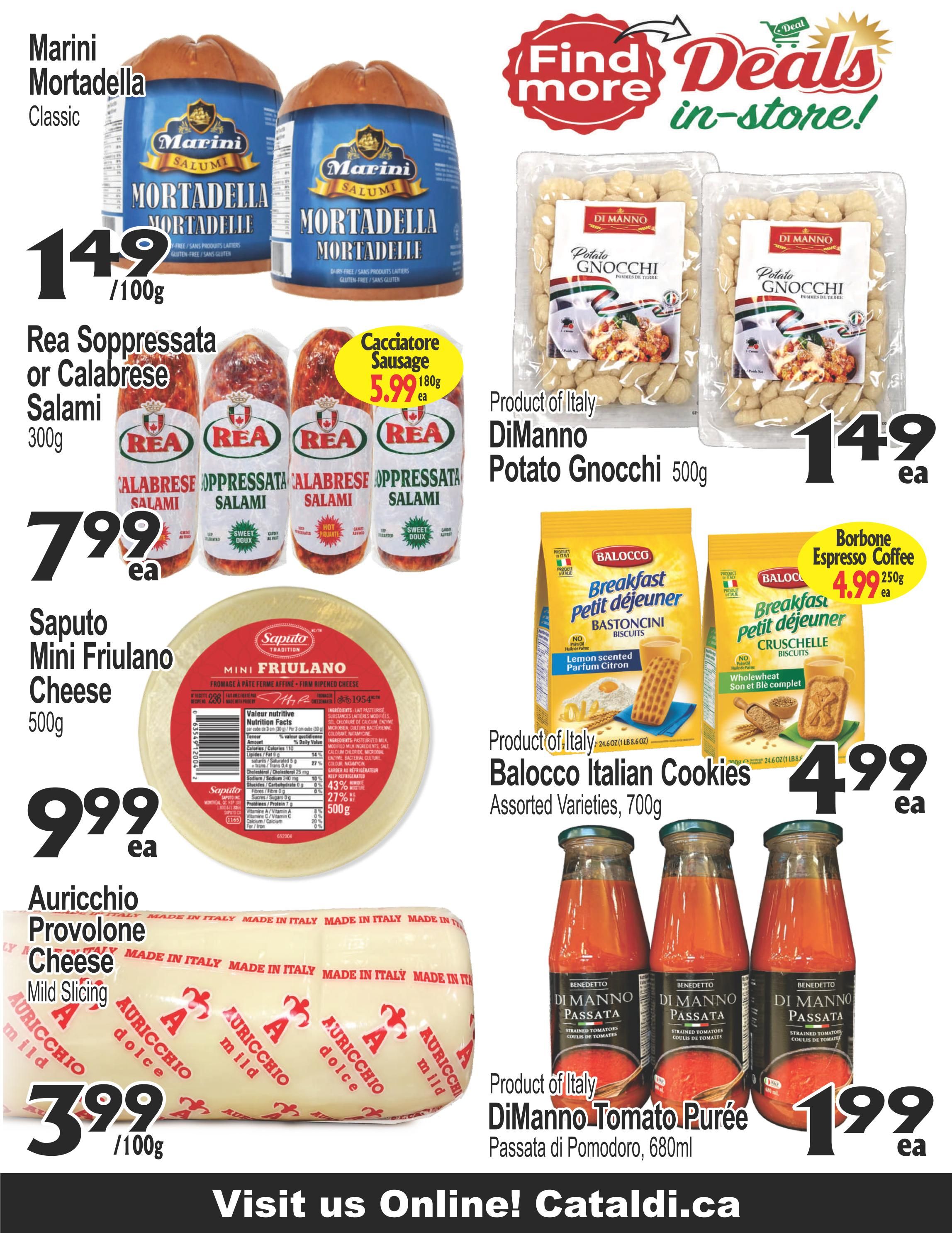 Cataldi Fresh Market Flyer October 28 to November 3