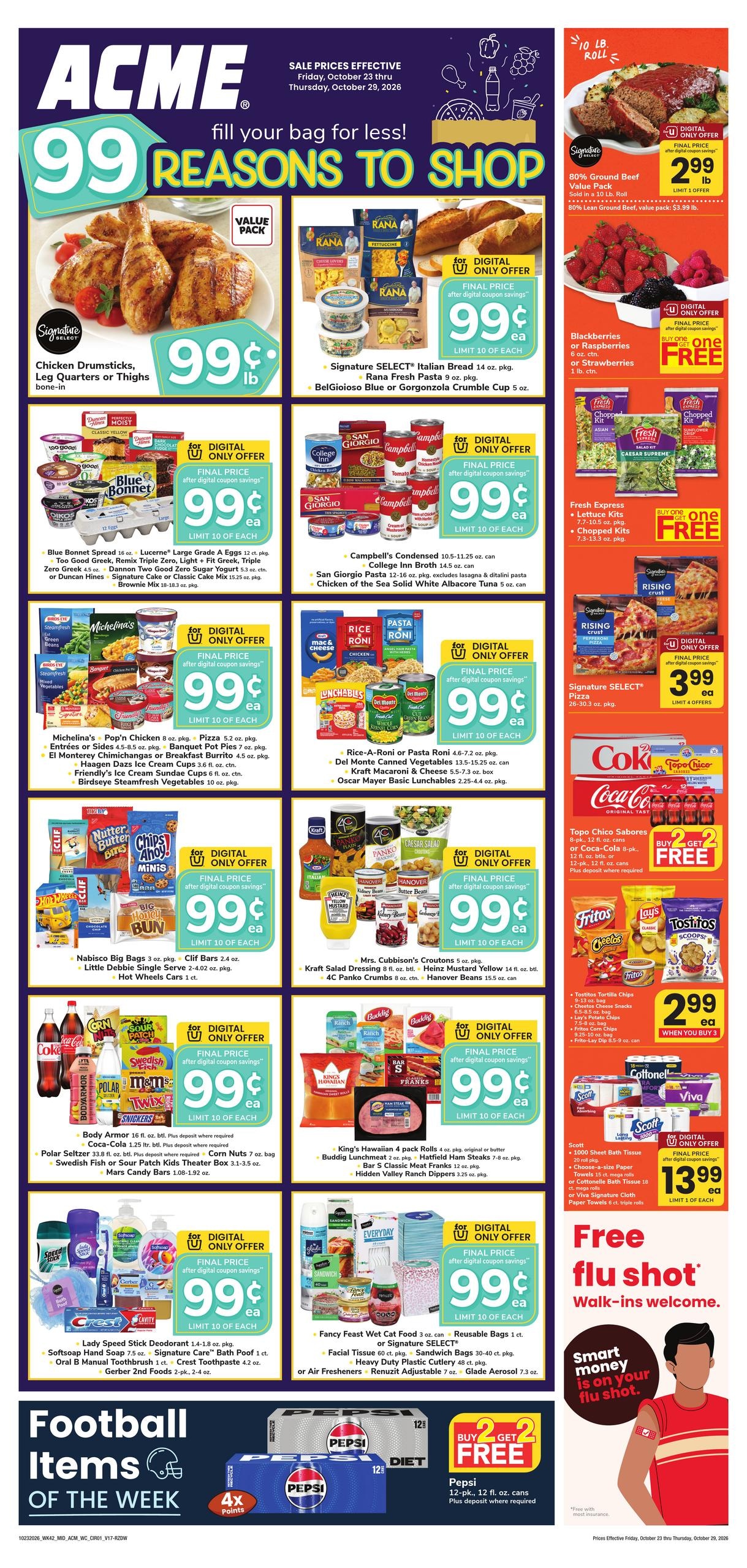 Acme Markets (Hawley Area, PA) Weekly Ad October 23 - 29, 2026