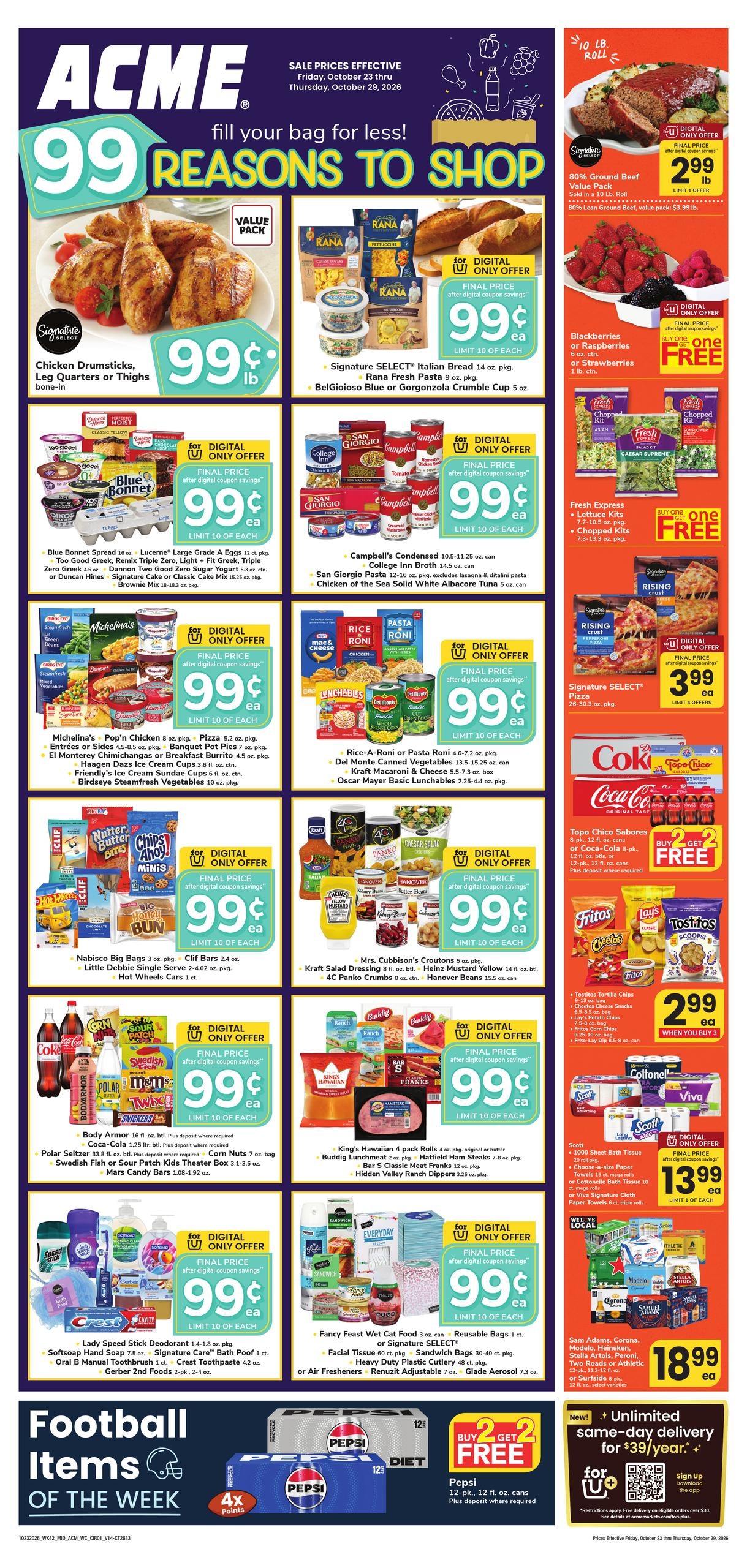 Acme Markets (Bridgeport Area, CT) Weekly Ad October 23 - 29, 2026