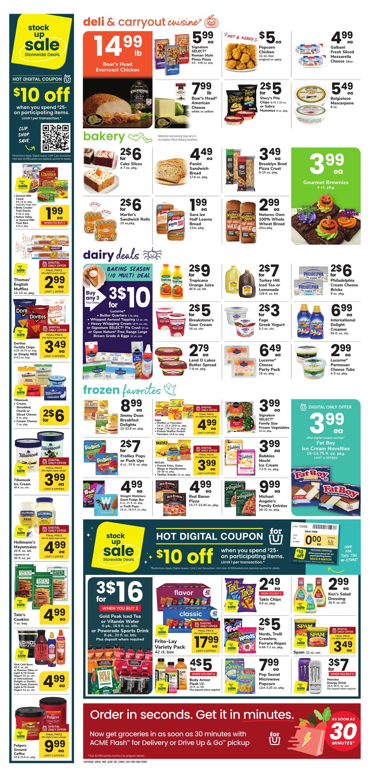 Acme Markets (Bridgeport Area, CT) Weekly Ad October 23 - 29, 2026