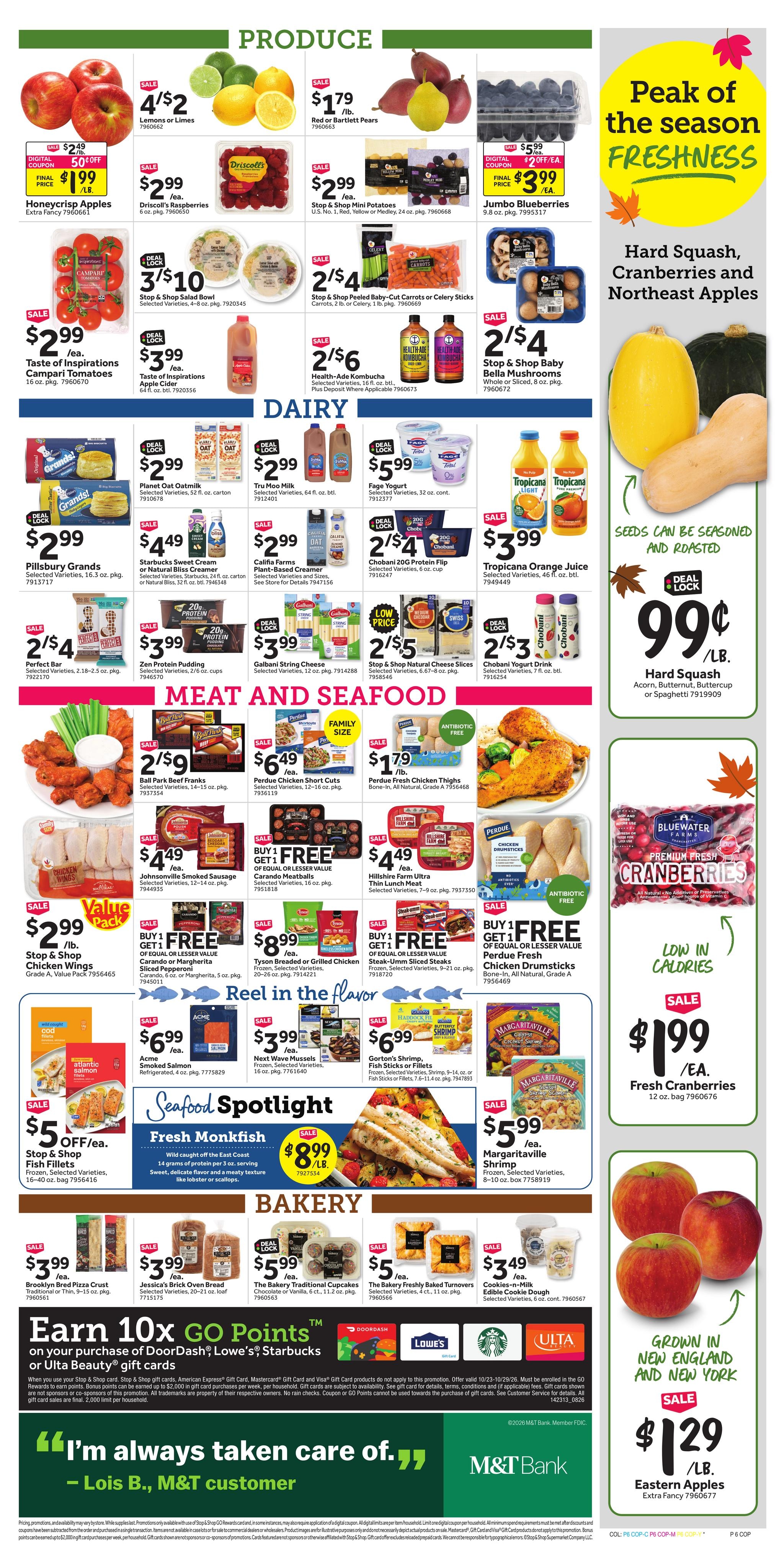 Stop & Shop (Bridgeport-New Haven Area, CT) Weekly Ad October 23 - 29, 2026