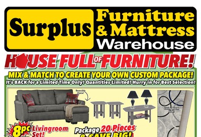 Surplus Furniture & Mattress Warehouse (Thunder Bay) Flyer July 28 to August 10