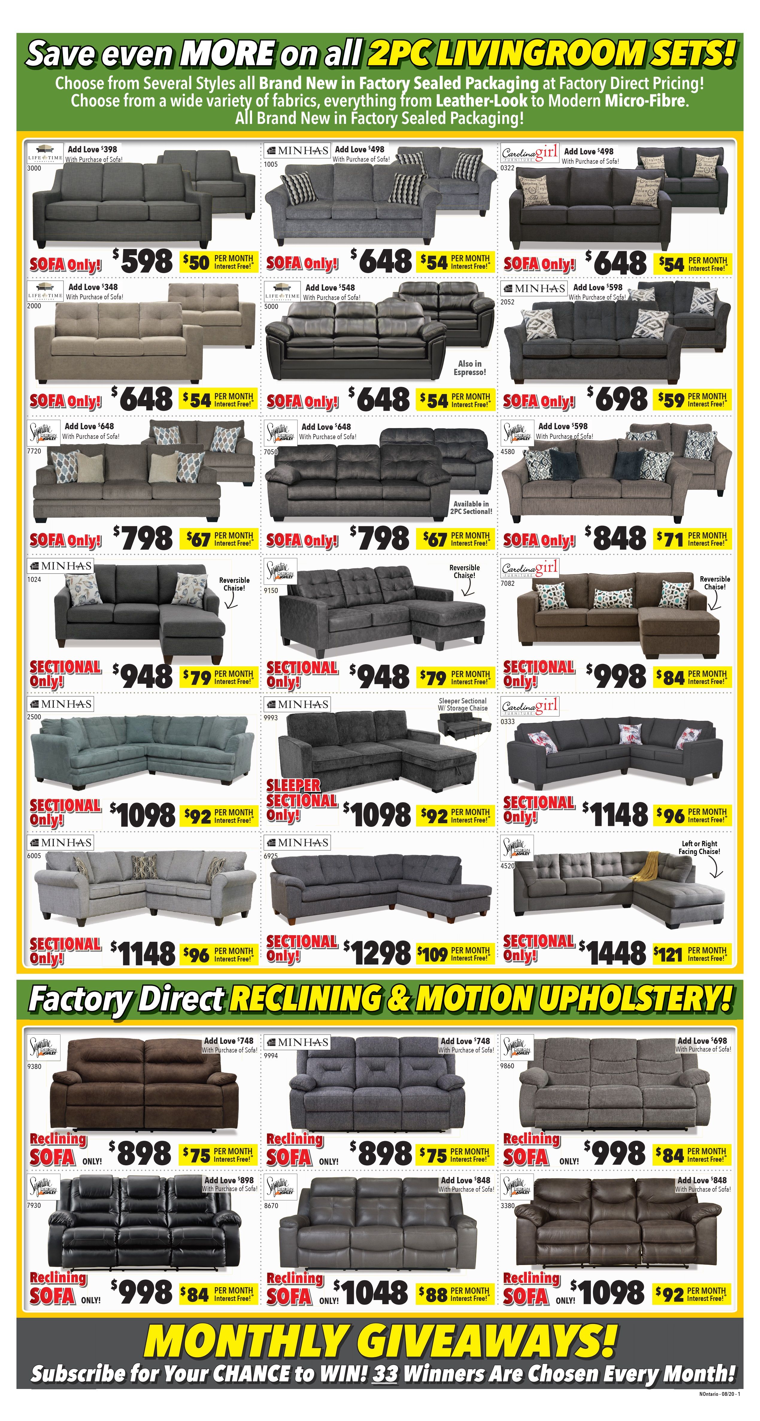 Surplus Furniture & Mattress Warehouse (Sudbury) Flyer July 28 to August 10