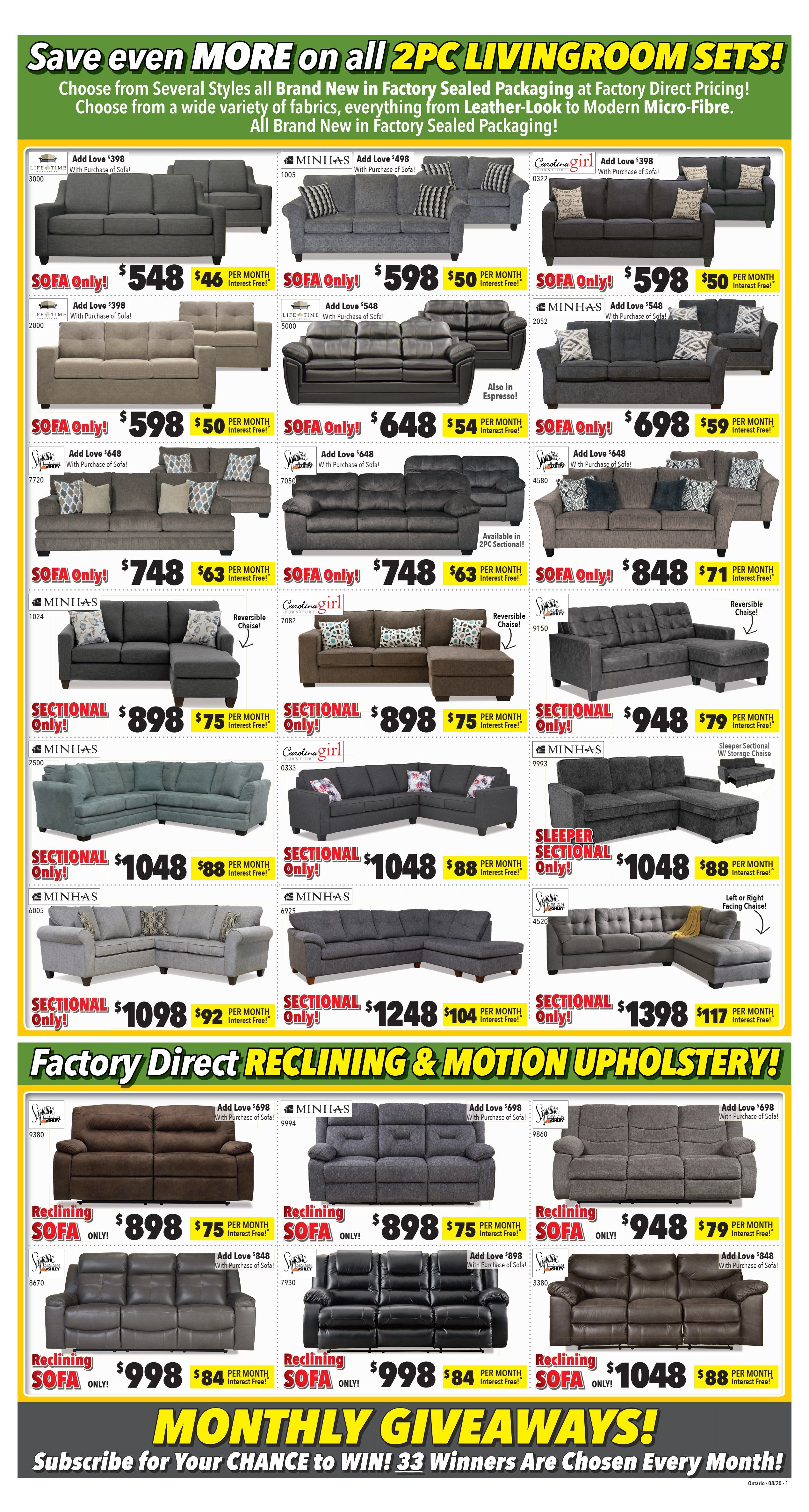 Surplus Furniture & Mattress Warehouse (Owen Sound) Flyer July 28 to August 10