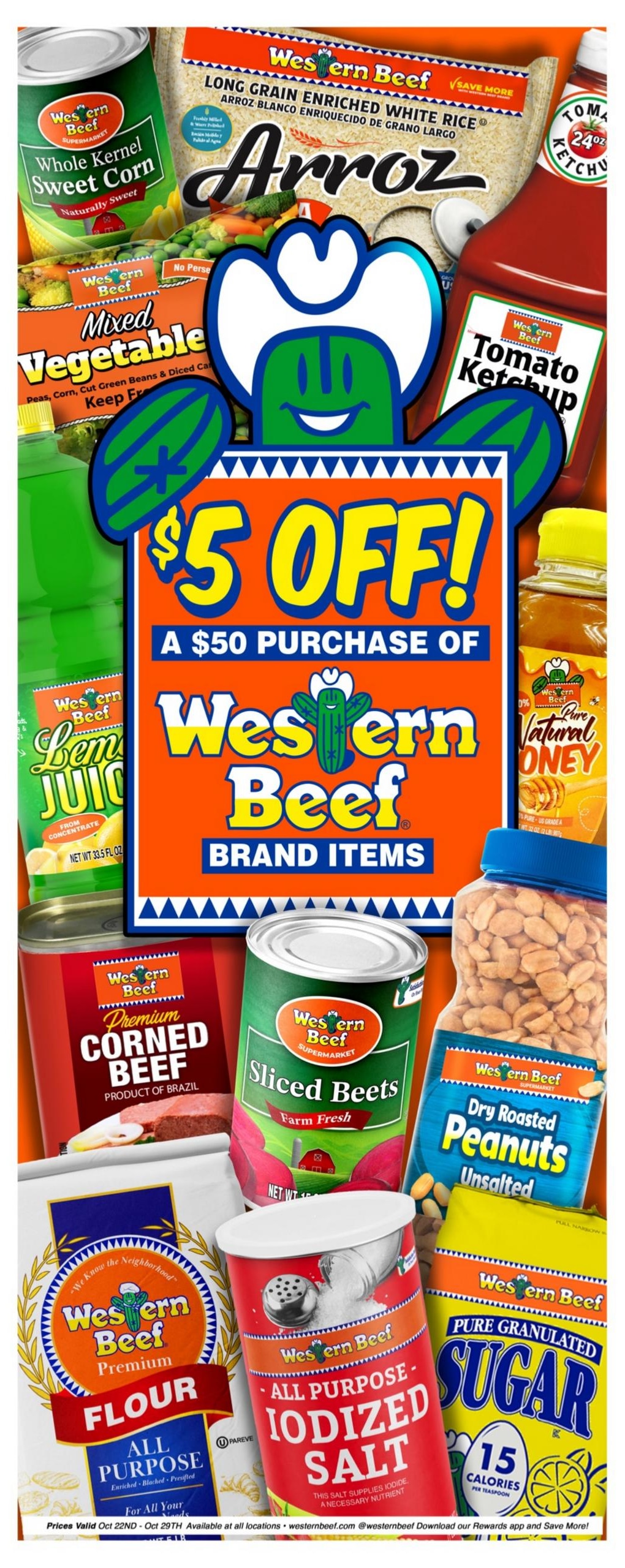 Western Beef Weekly Ad October 22 - 28, 2026