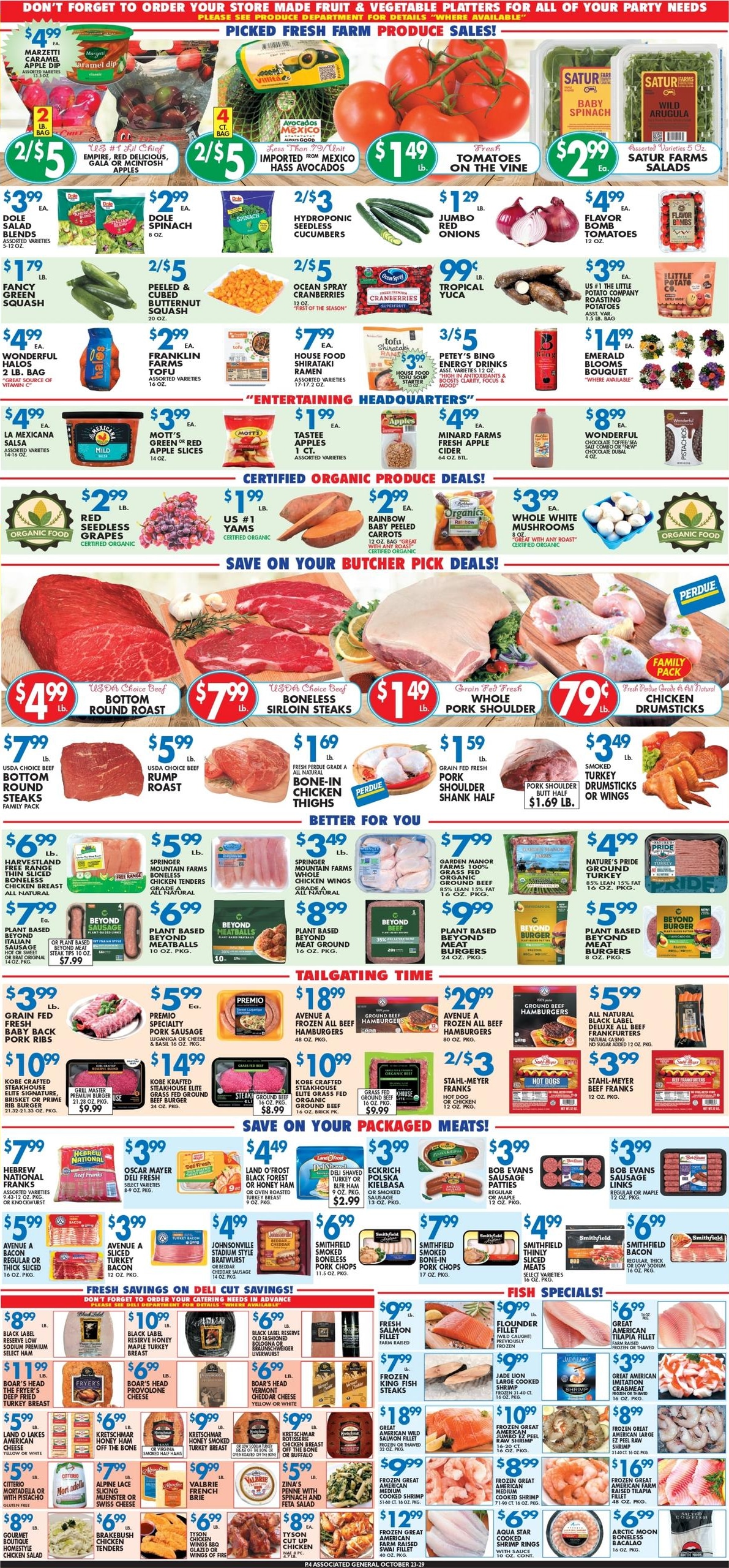 Associated Supermarkets (Audubon Area, NJ) Weekly Ad October 23 - 29, 2026