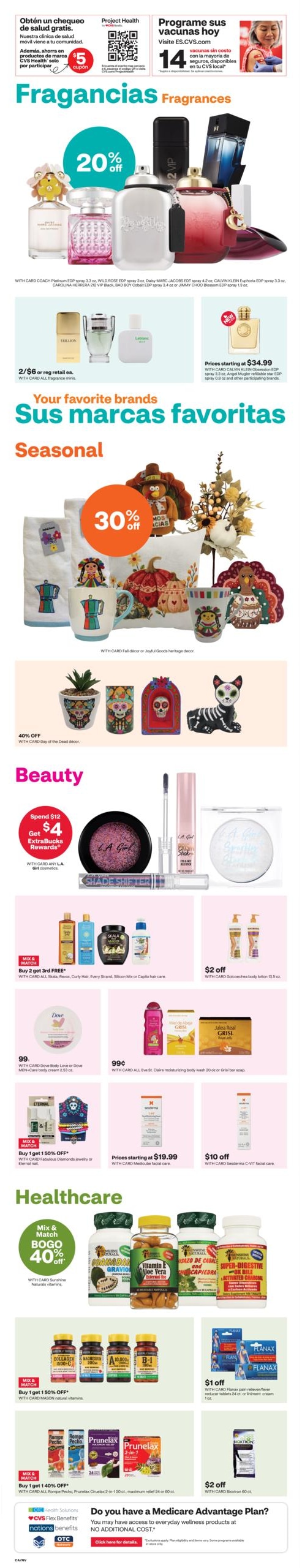 CVS Pharmacy (Alhambra Area, CA) y más Weekly Ad October 25 - 31, 2026