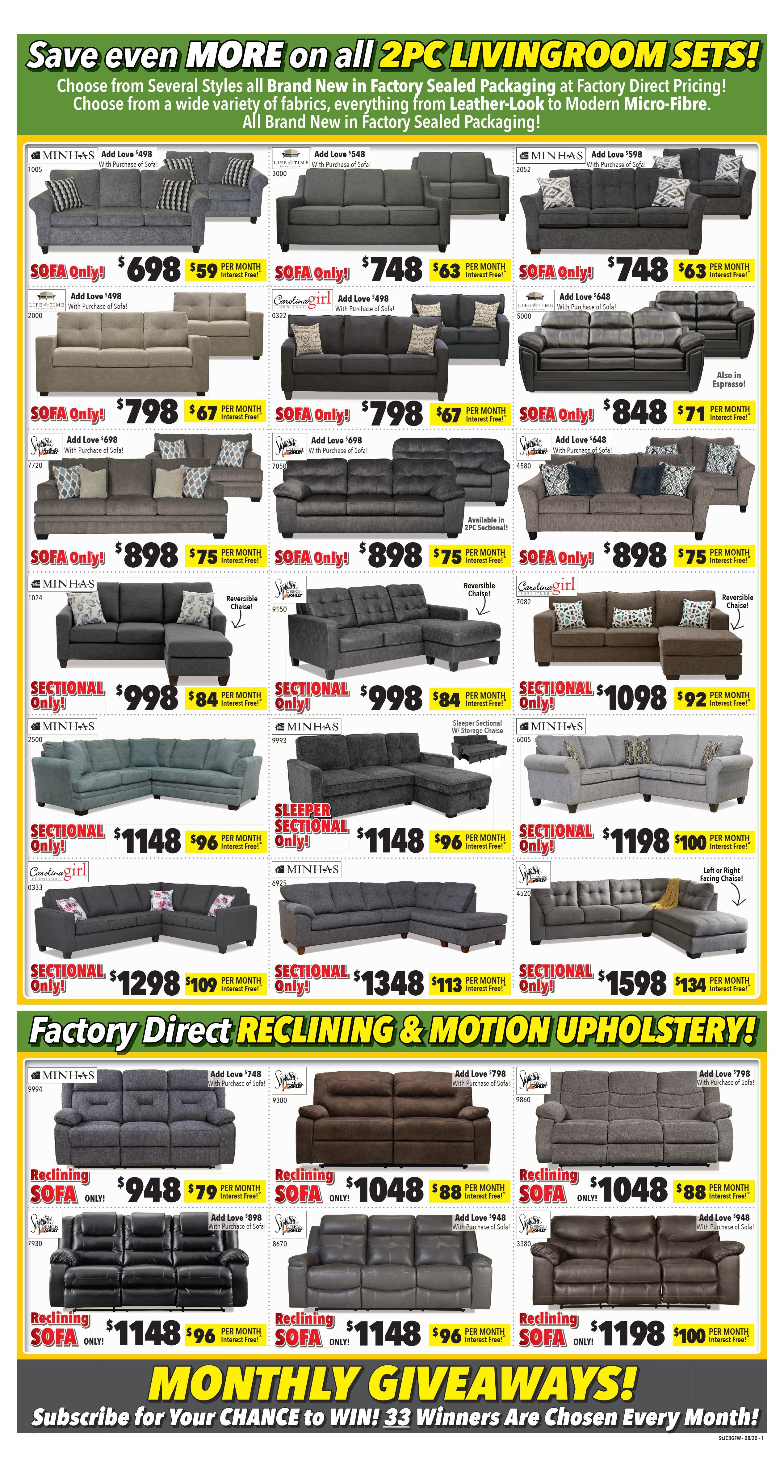 Surplus Furniture & Mattress Warehouse (Corner Brook) Flyer July 28 to August 10