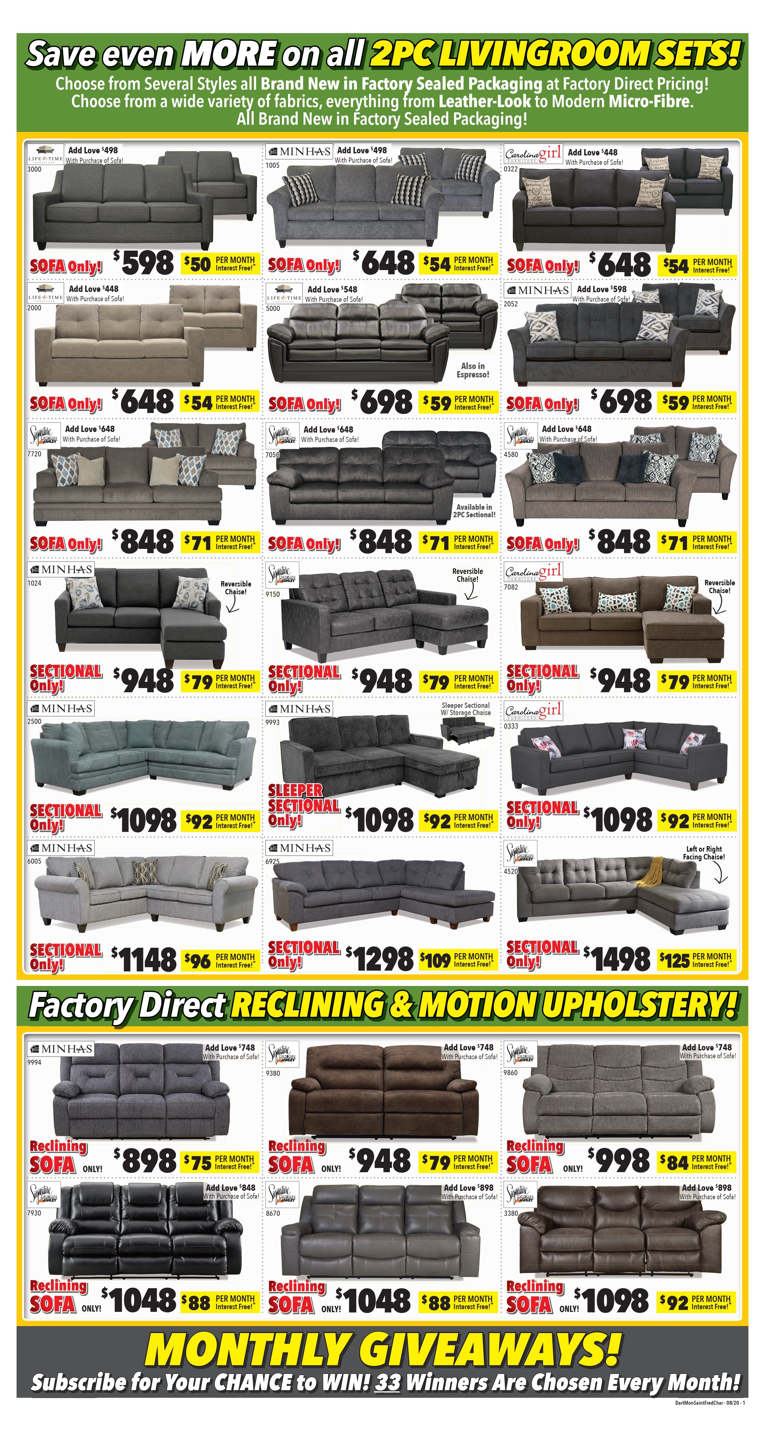 Surplus Furniture & Mattress Warehouse (Charlottetown) Flyer July 28 to August 10