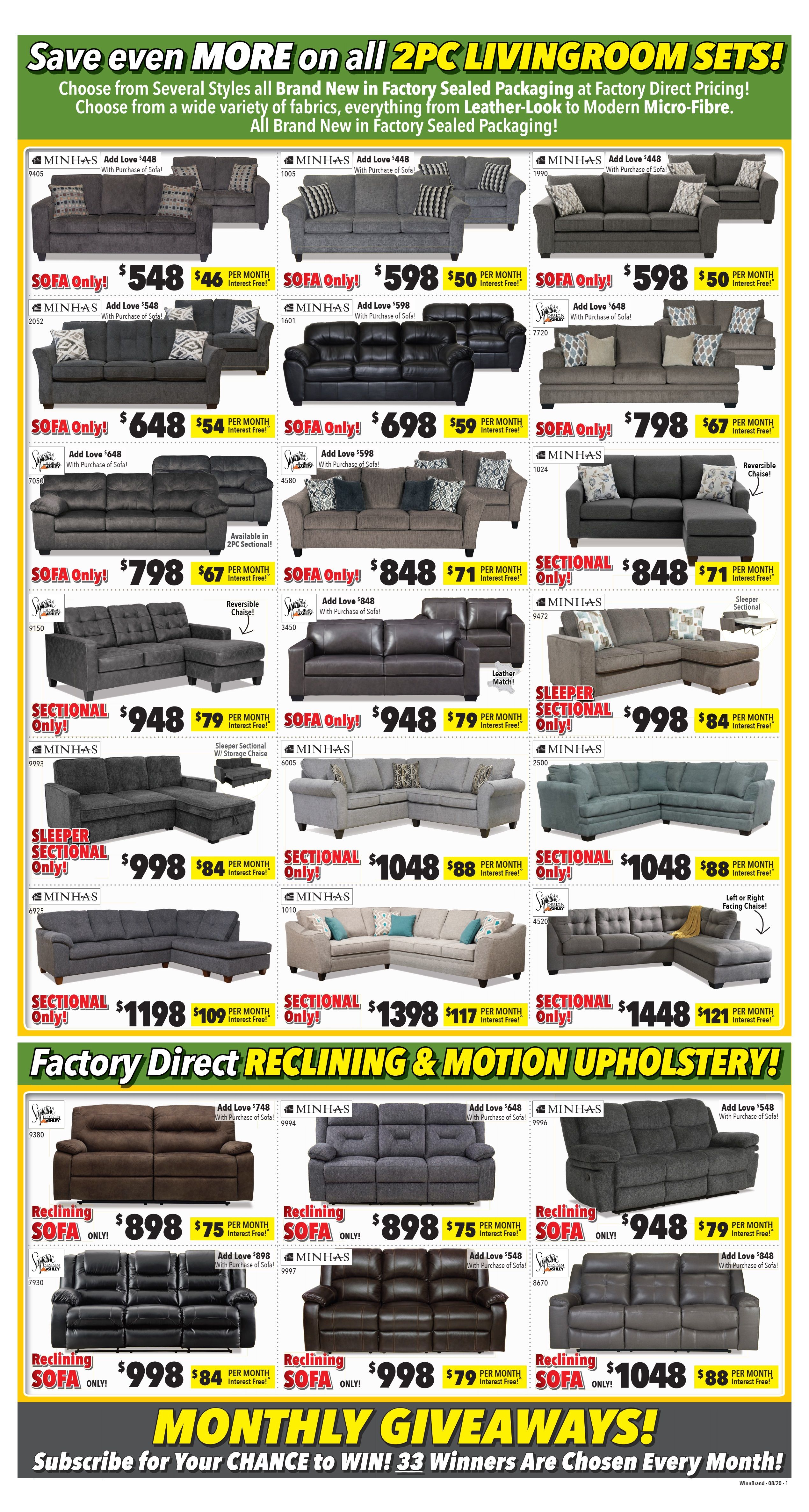 Surplus Furniture & Mattress Warehouse (Brandon) Flyer July 28 to August 10