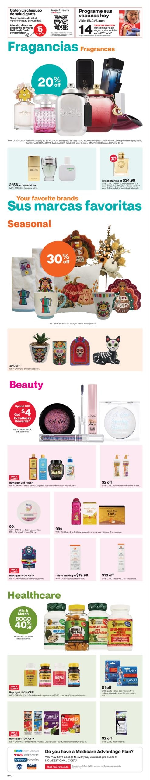 CVS Pharmacy (Bridgeport Area, CT) y más Weekly Ad October 25 - 31, 2026