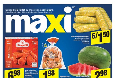 Maxi Flyer July 30 to August 5