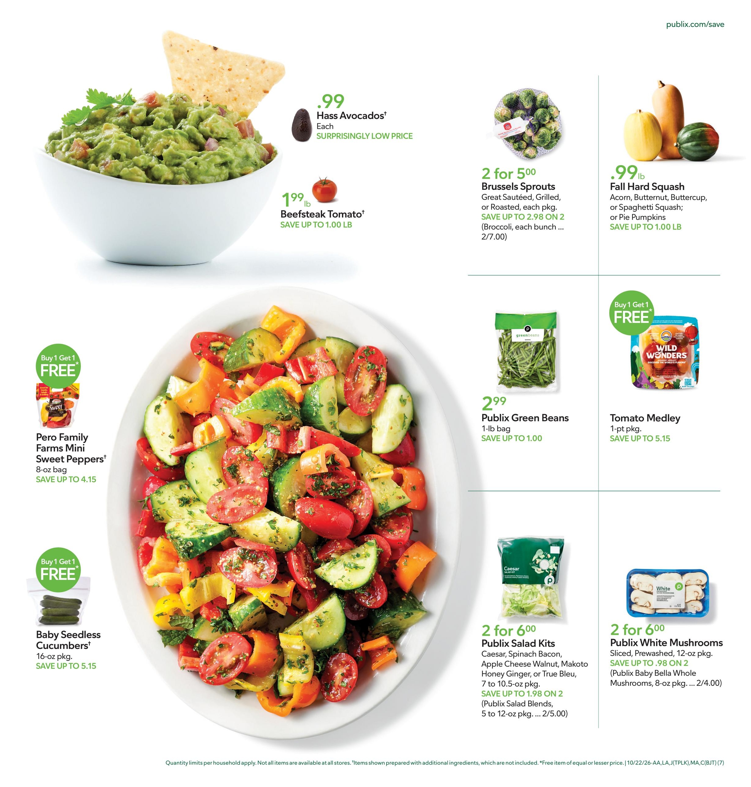 Publix (Flagler Beach Area, FL) Weekly Ad October 22 - 28, 2026
