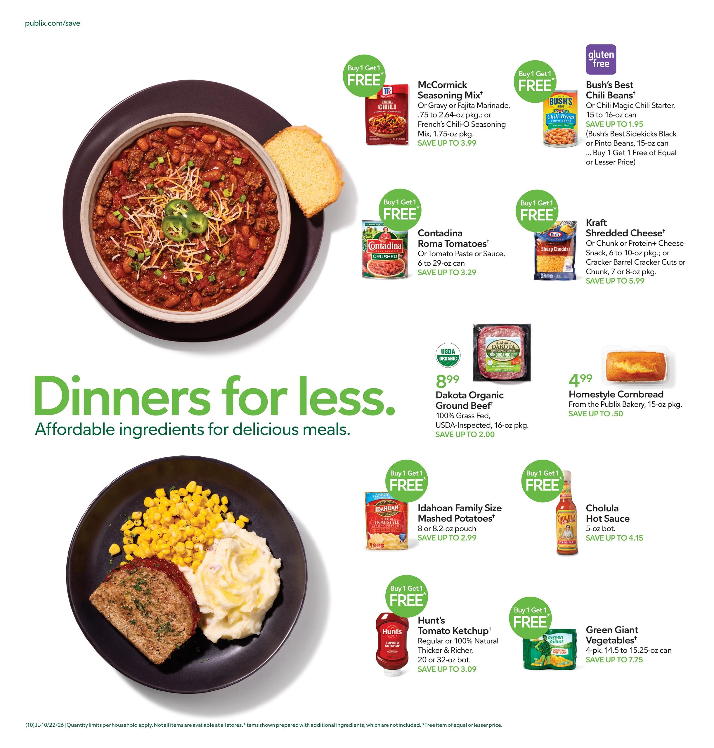 Publix (Flagler Beach Area, FL) Weekly Ad October 22 - 28, 2026