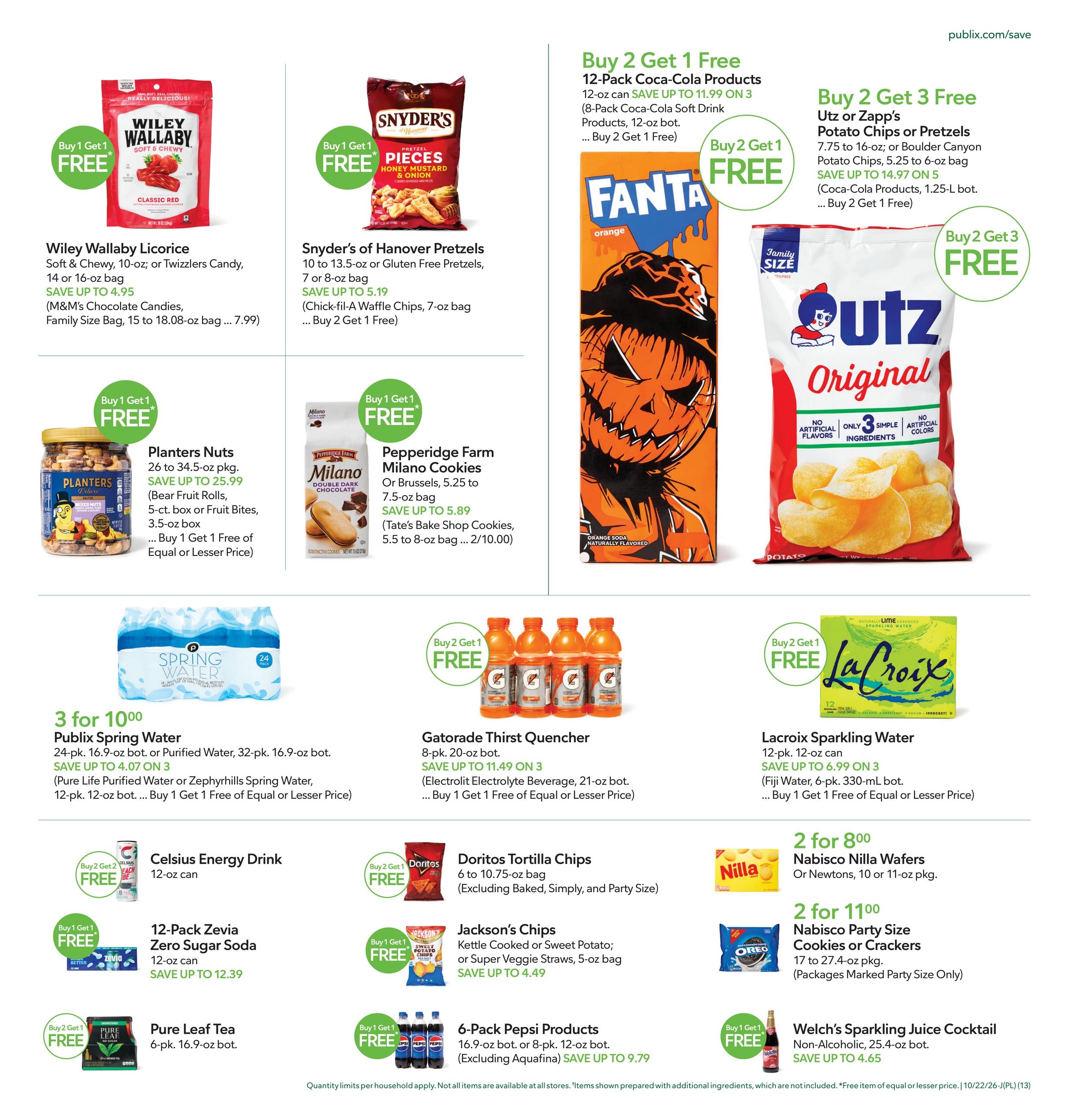Publix (Flagler Beach Area, FL) Weekly Ad October 22 - 28, 2026