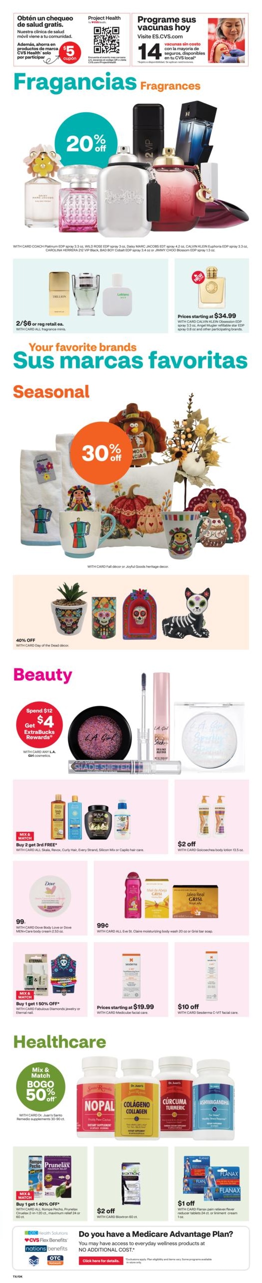 CVS Pharmacy (Edmond Area, OK) y más Weekly Ad October 25 - 31, 2026
