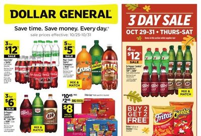 Dollar General (Bunkie Area, LA) Weekly Ad October 25 - 31, 2026