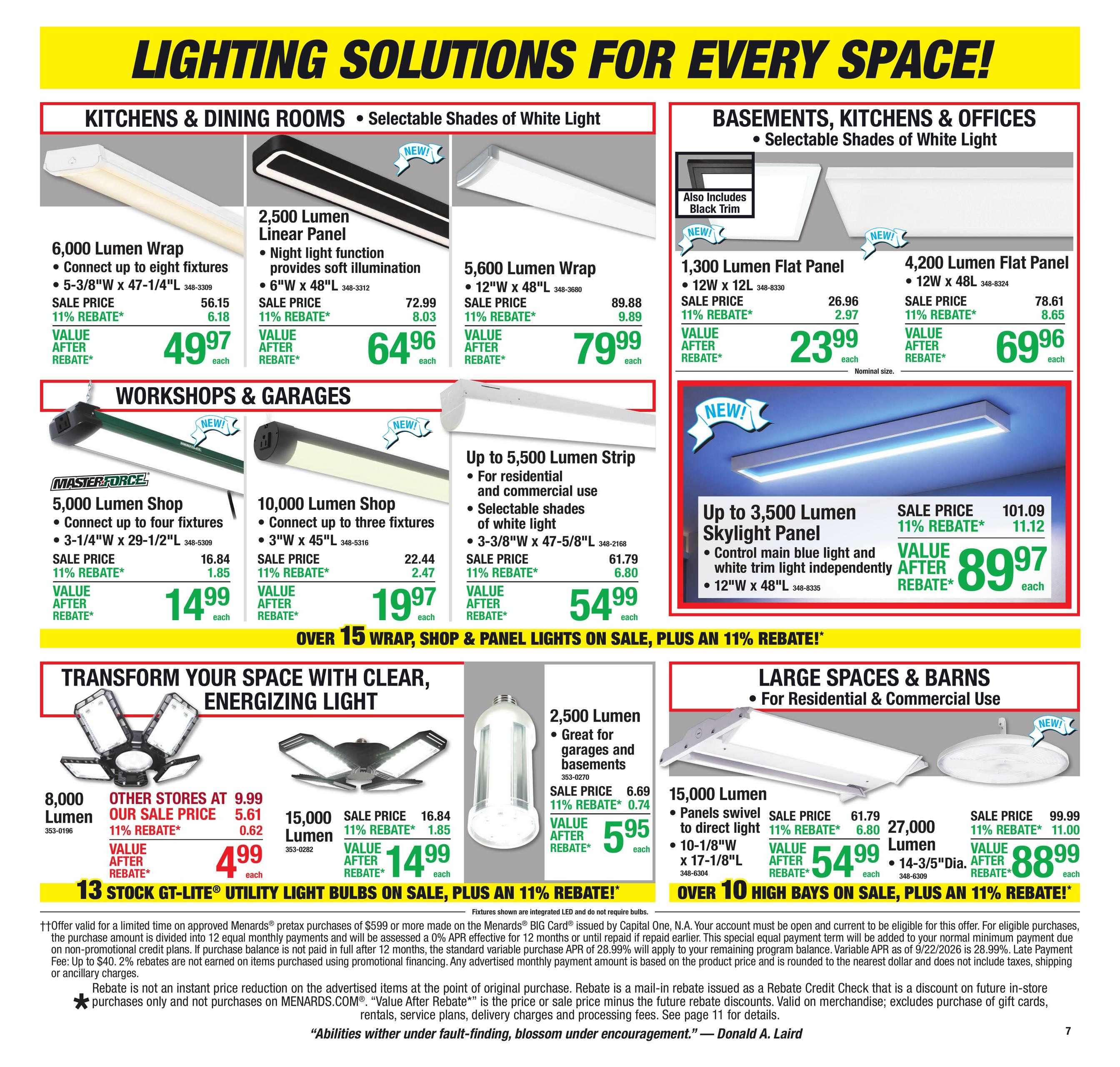 Menards (Buffalo Prairie-Illinois City Area, IL) 11% Rebate Sale Weekly Ad October 21 - November 1, 2026