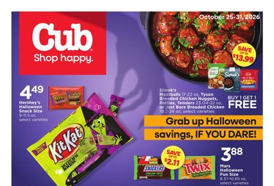 Cub Foods (Alexandria Area, MN) Weekly Savings Weekly Ad October 25 - 31, 2026