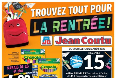 Jean Coutu (QC) Flyer July 30 to August 5